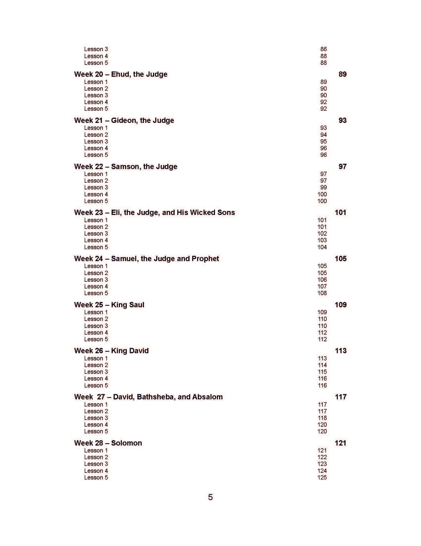 Bible Grade 02 - Stories of Israel