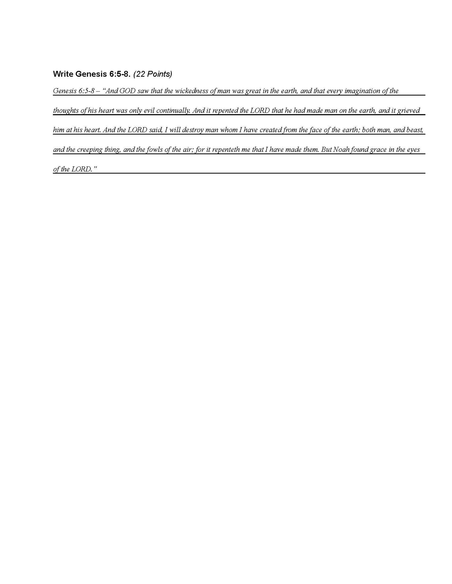 Bible Grade 09 - Bible Survey