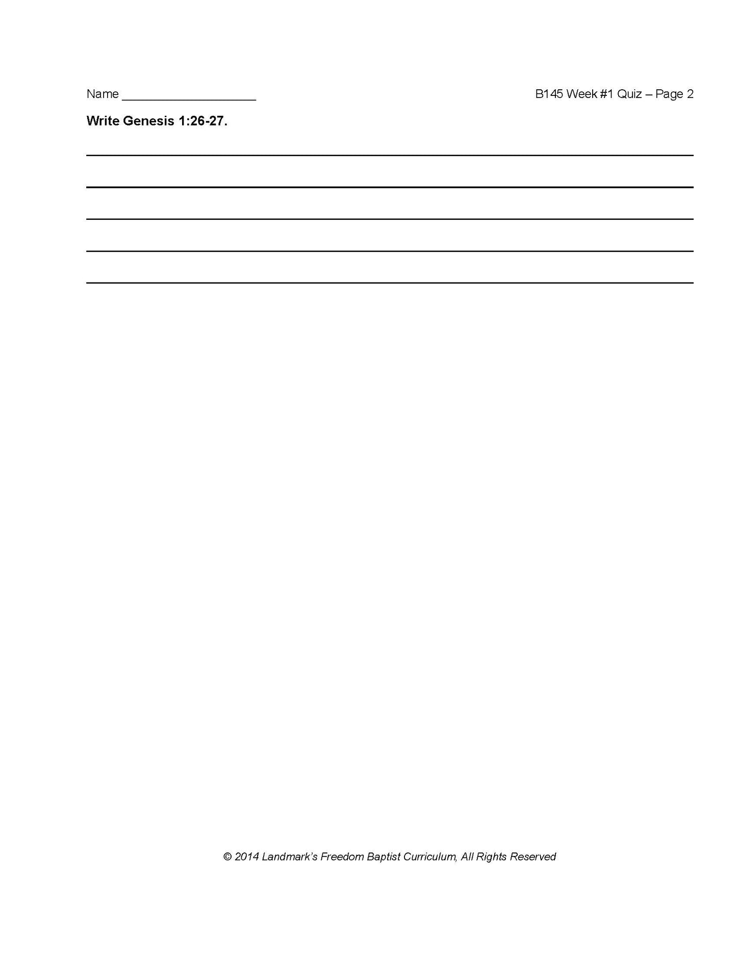 Bible Grade 09 - Bible Survey