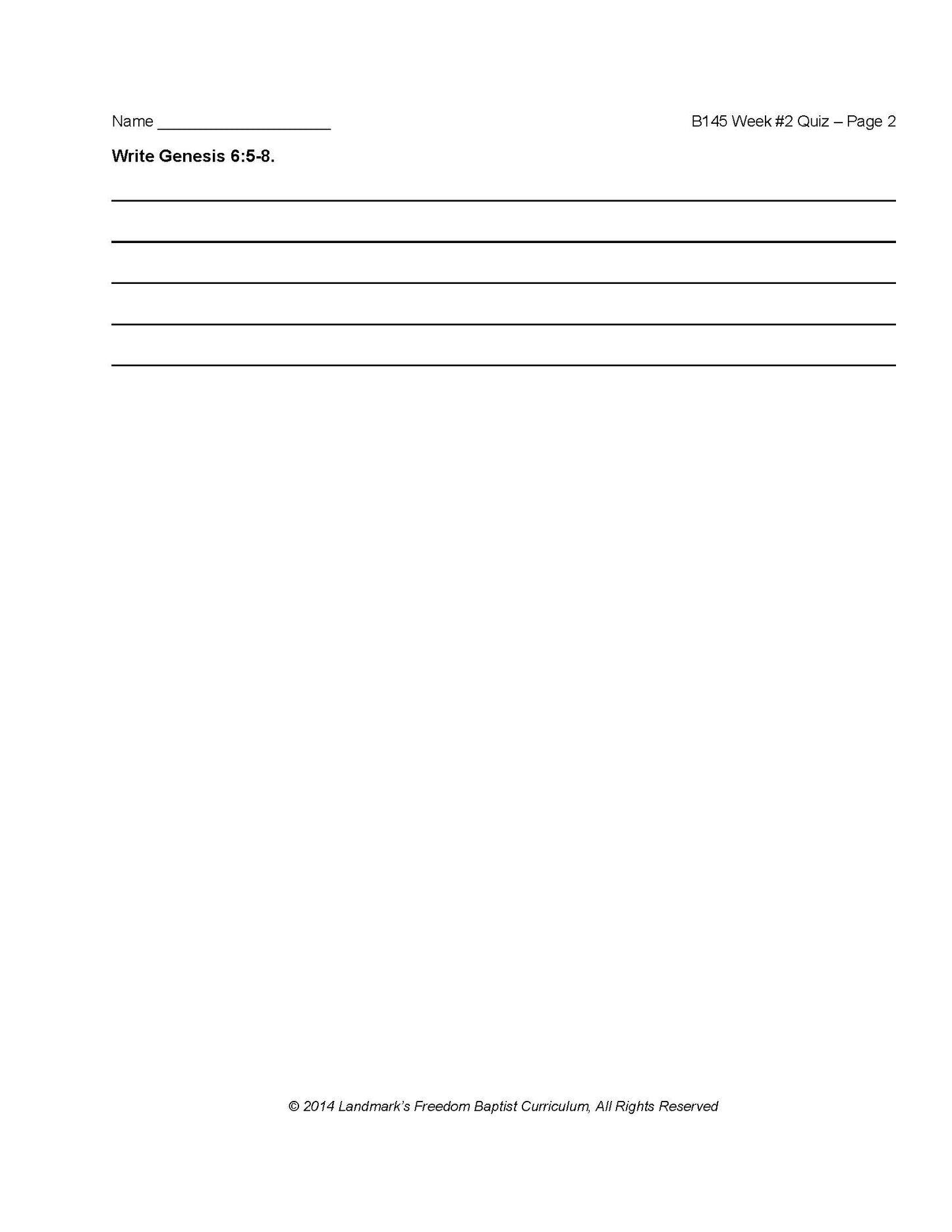 Bible Grade 09 - Bible Survey