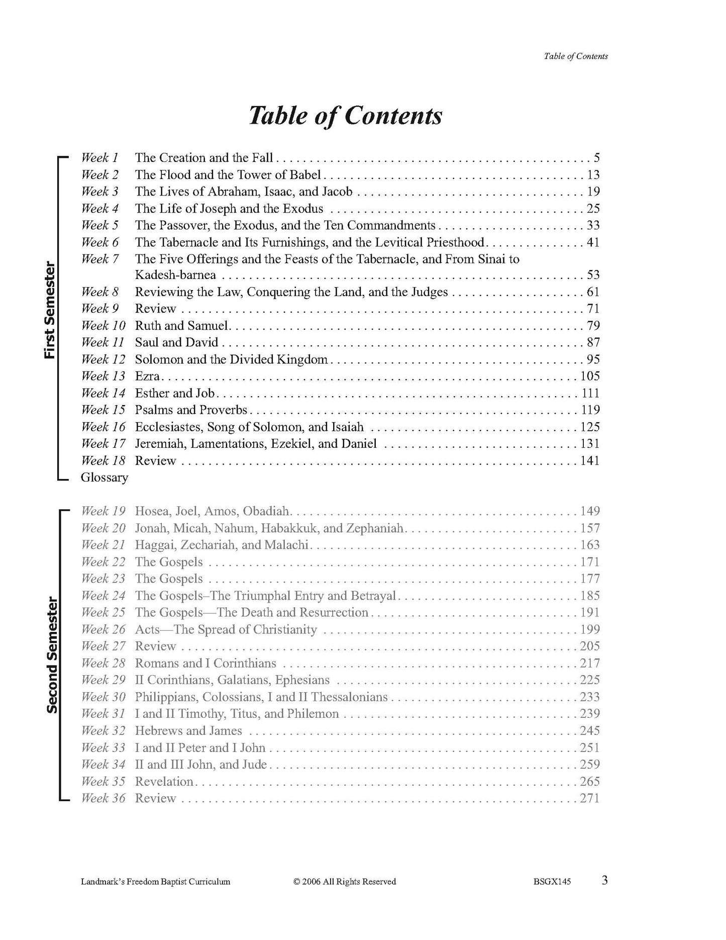 Bible Grade 09 - Bible Survey