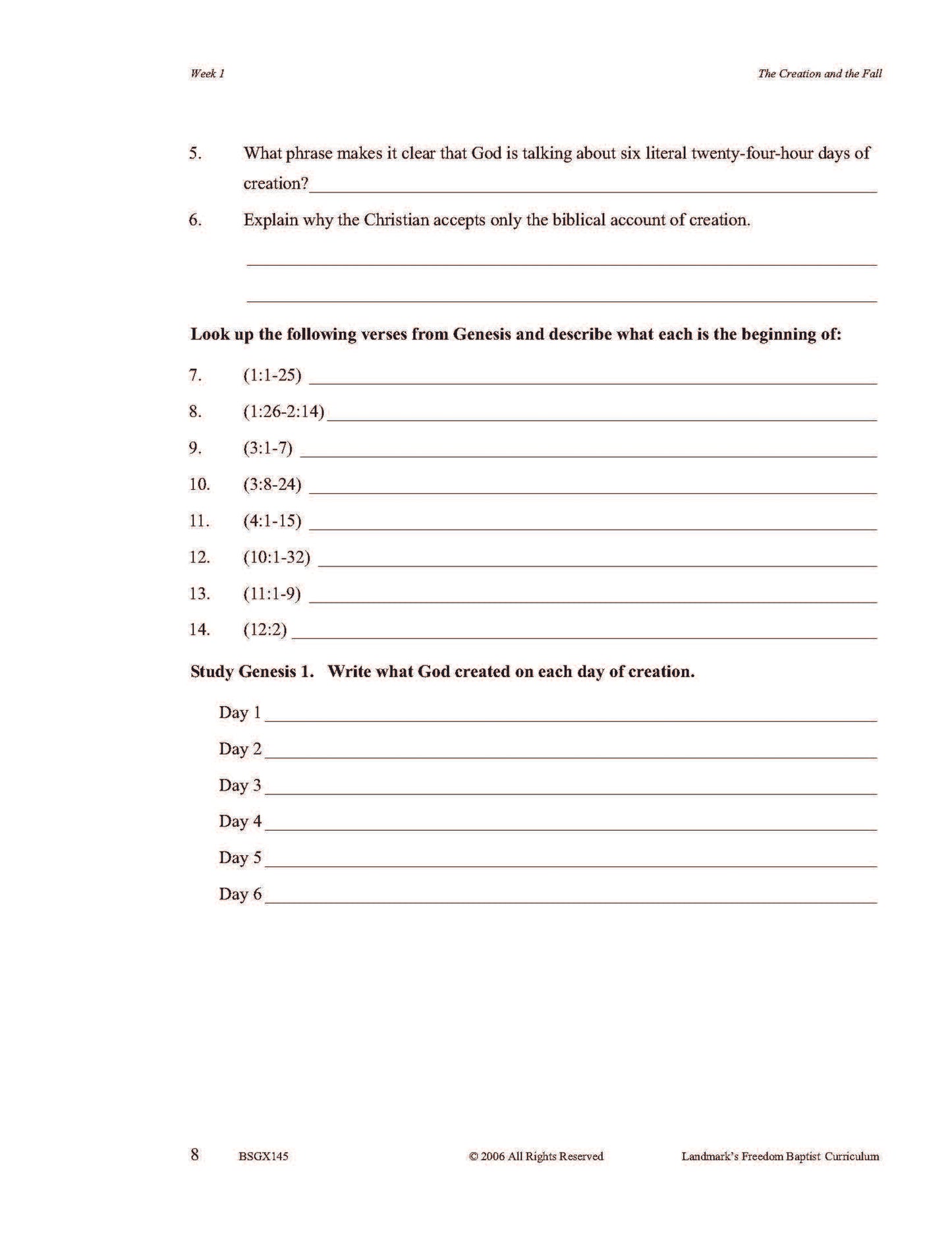 Bible Grade 09 - Bible Survey