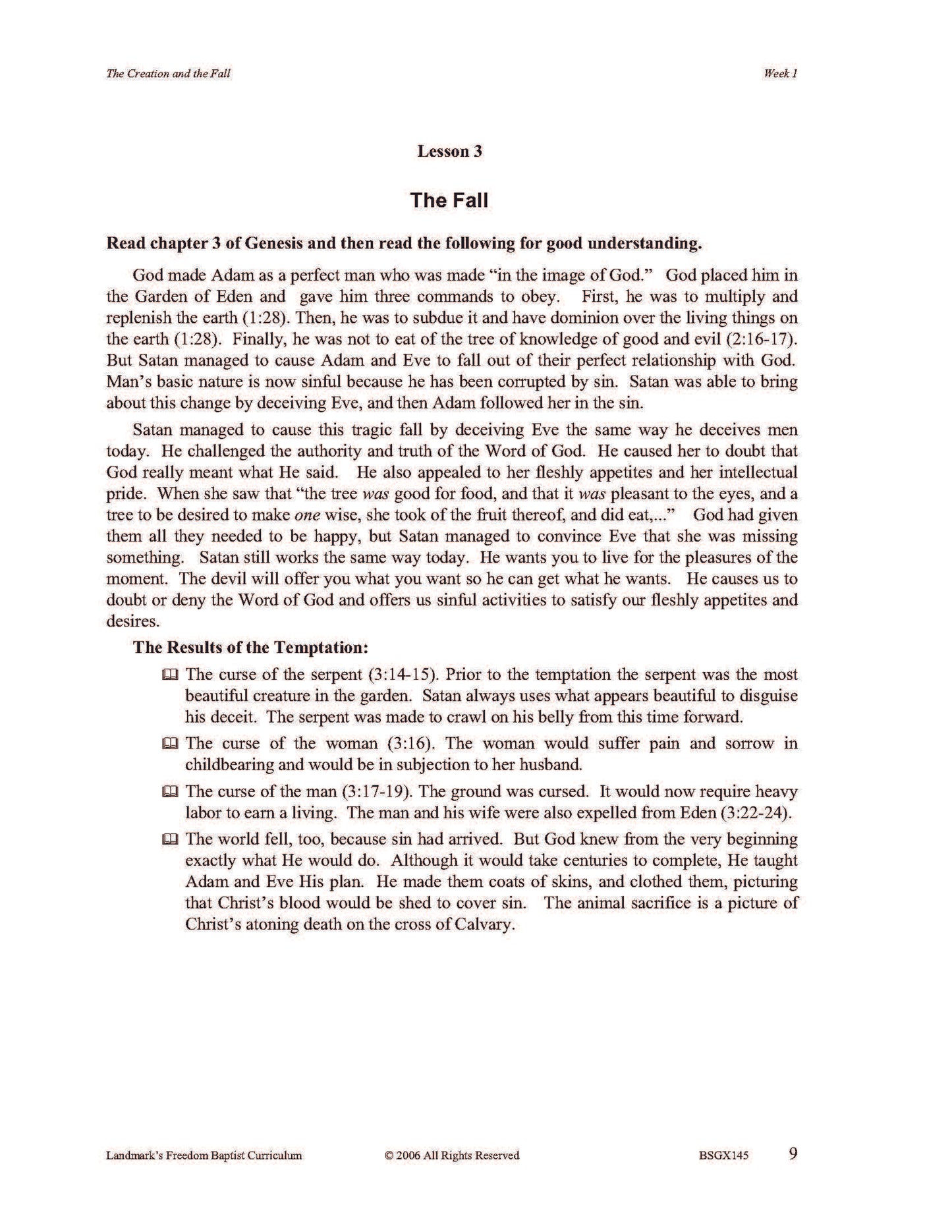 Bible Grade 09 - Bible Survey