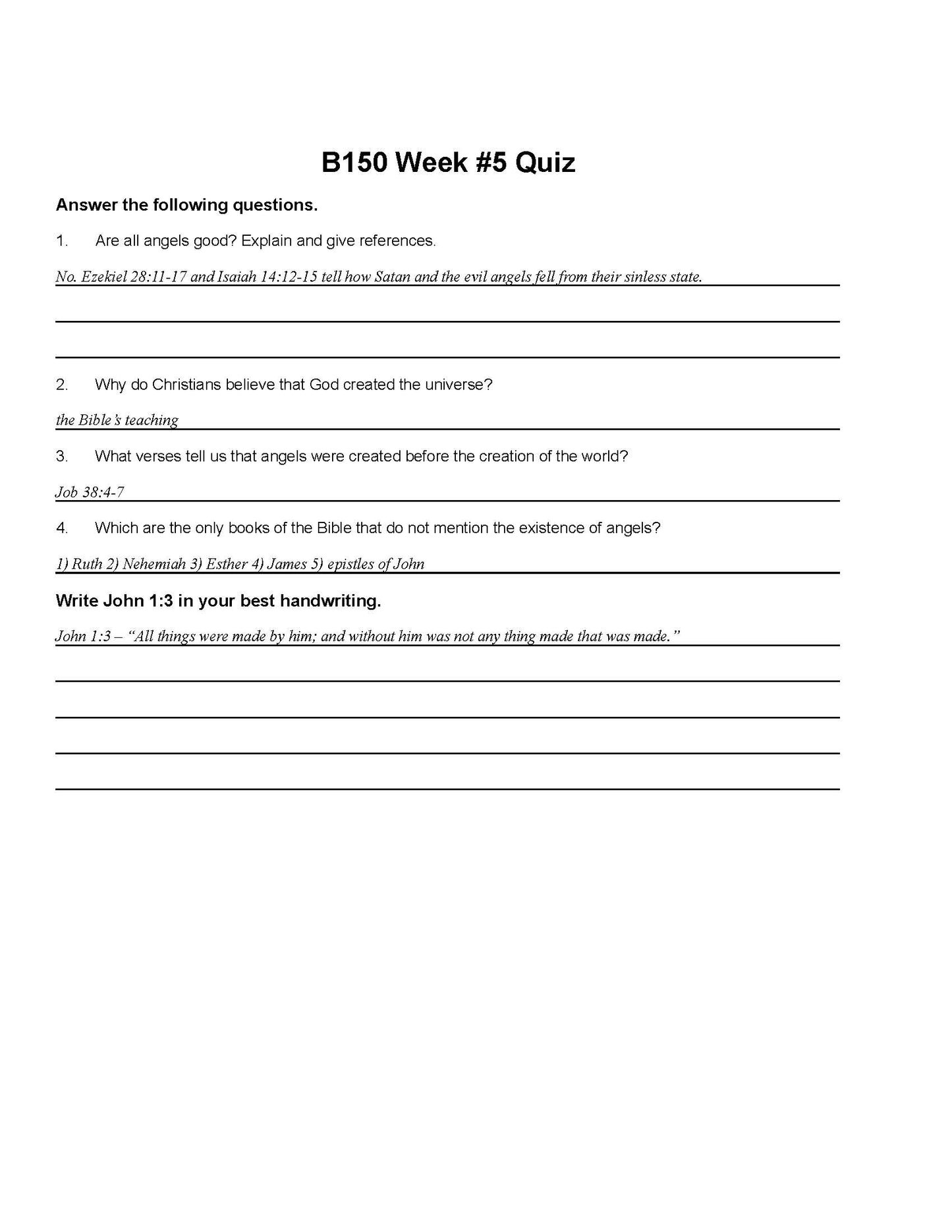 Bible Grade 10 - Bible Doctrines