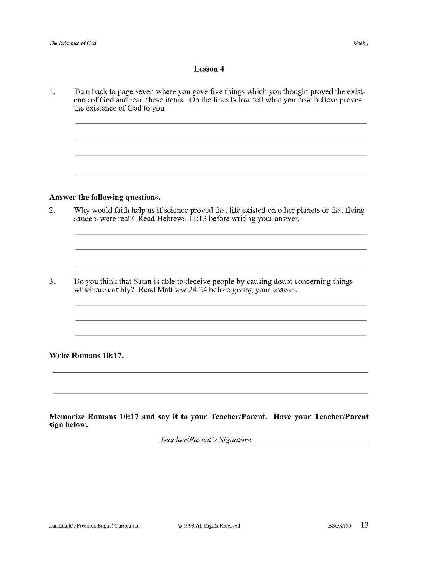 Bible Grade 10 - Bible Doctrines