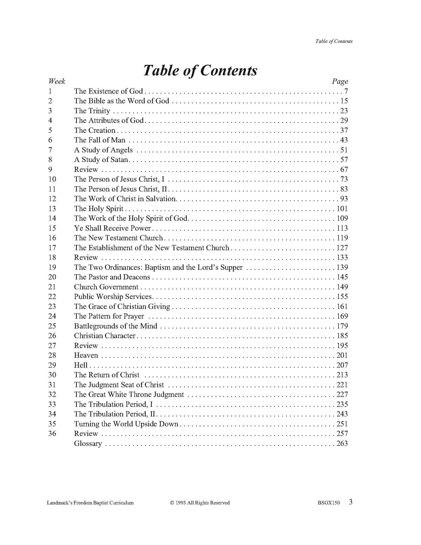 Bible Grade 10 - Bible Doctrines