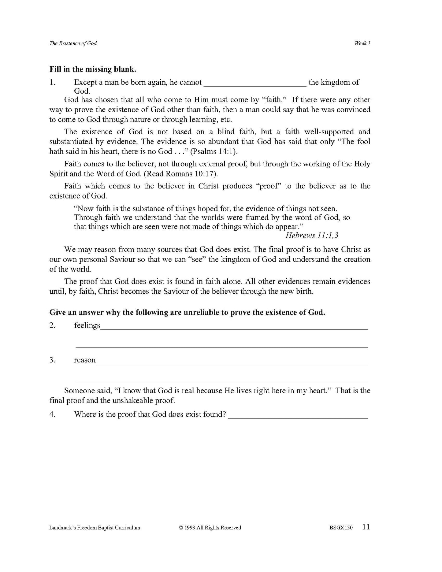 Bible Grade 10 - Bible Doctrines