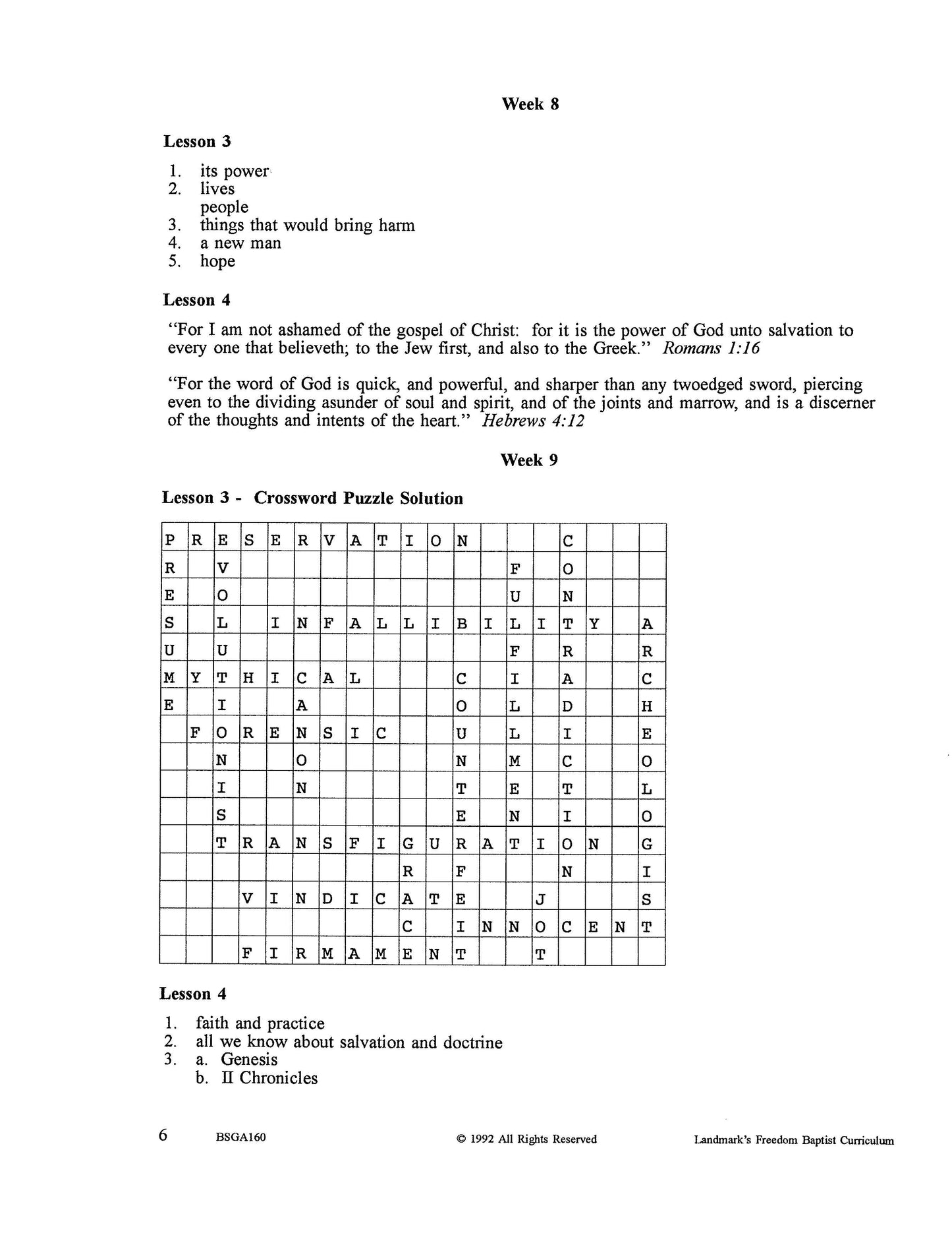 Bible Grade 12 - The Inspiration of the Scriptures