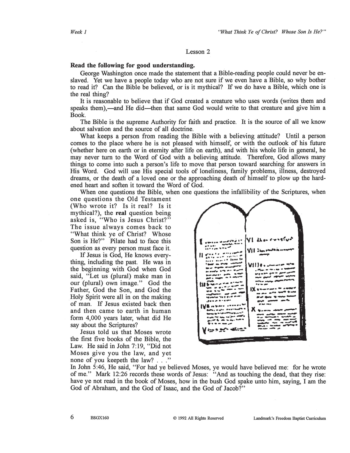 Bible Grade 12 - The Inspiration of the Scriptures
