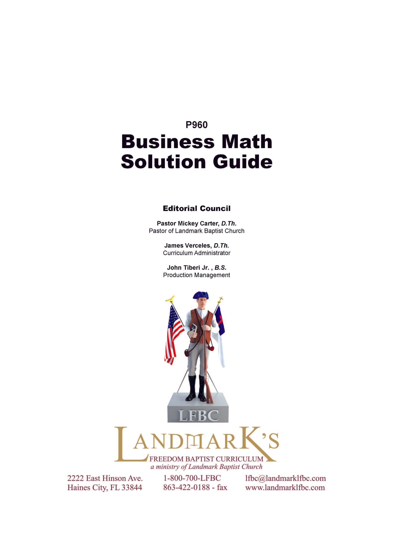 Support - Business Math Solution Guide