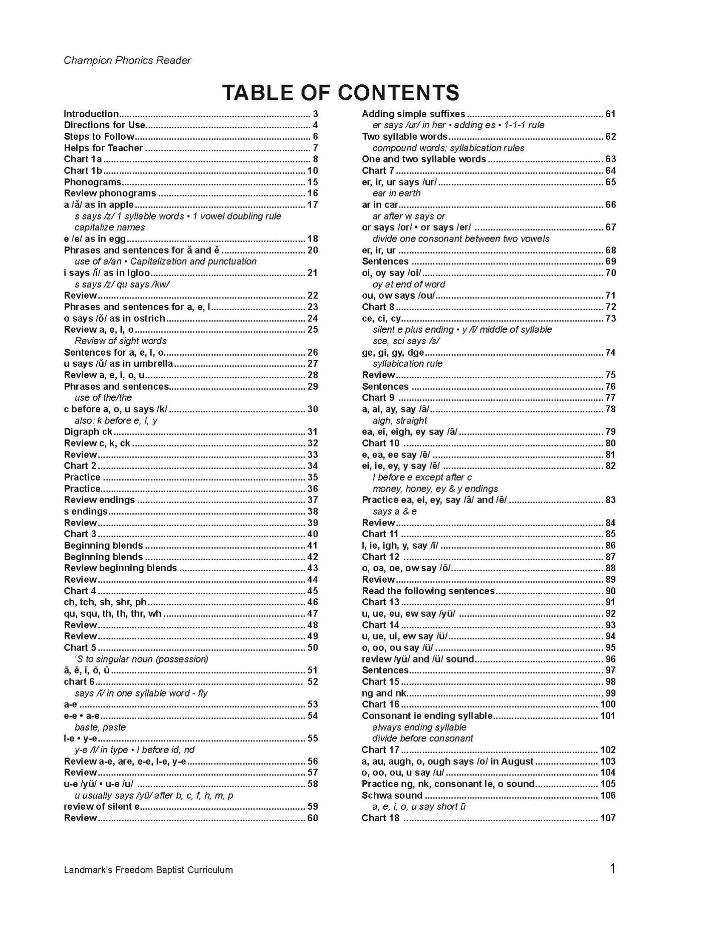 Champion Phonics Reader