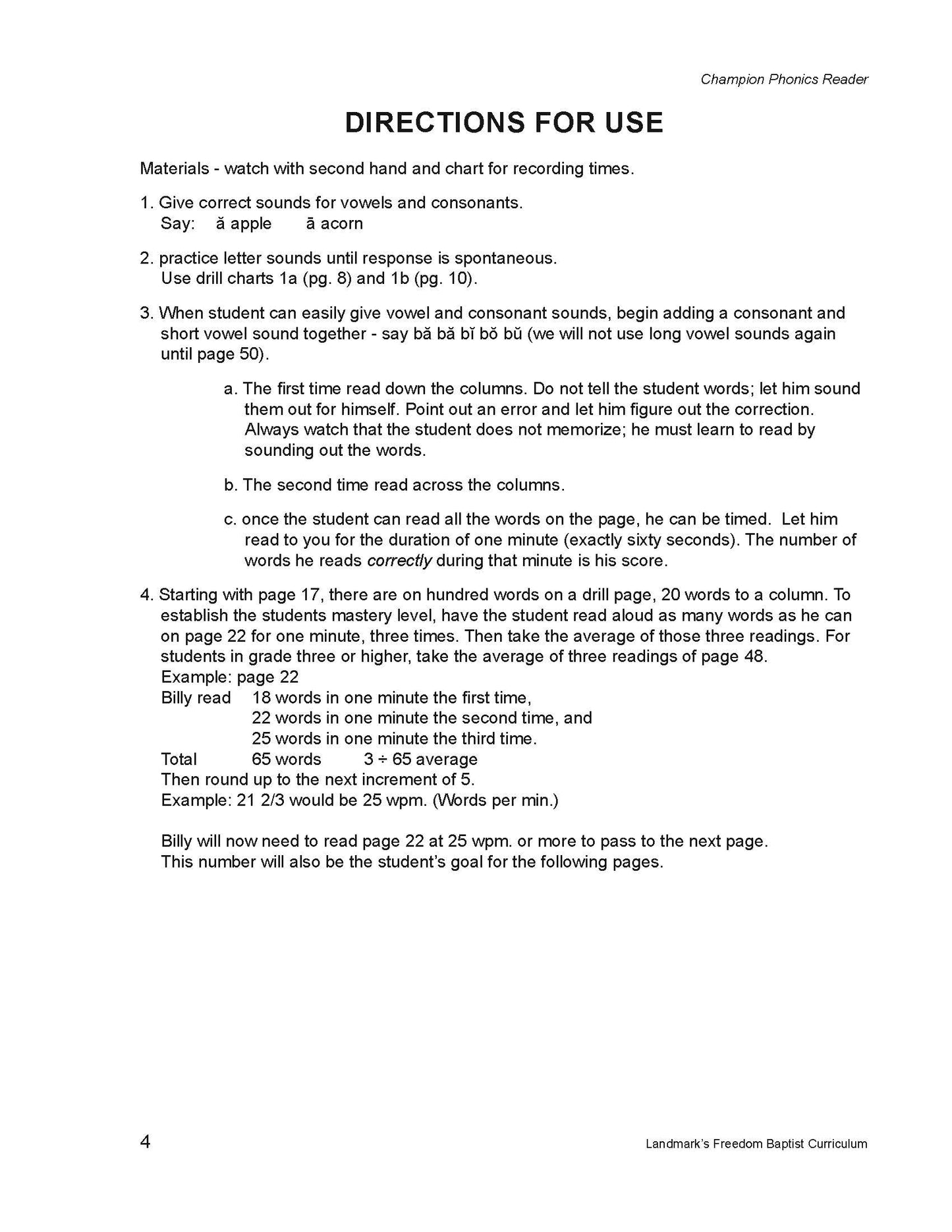 Champion Phonics Reader