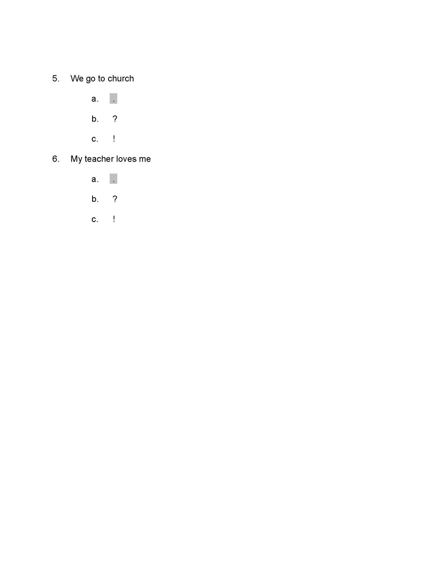 English Grade 01