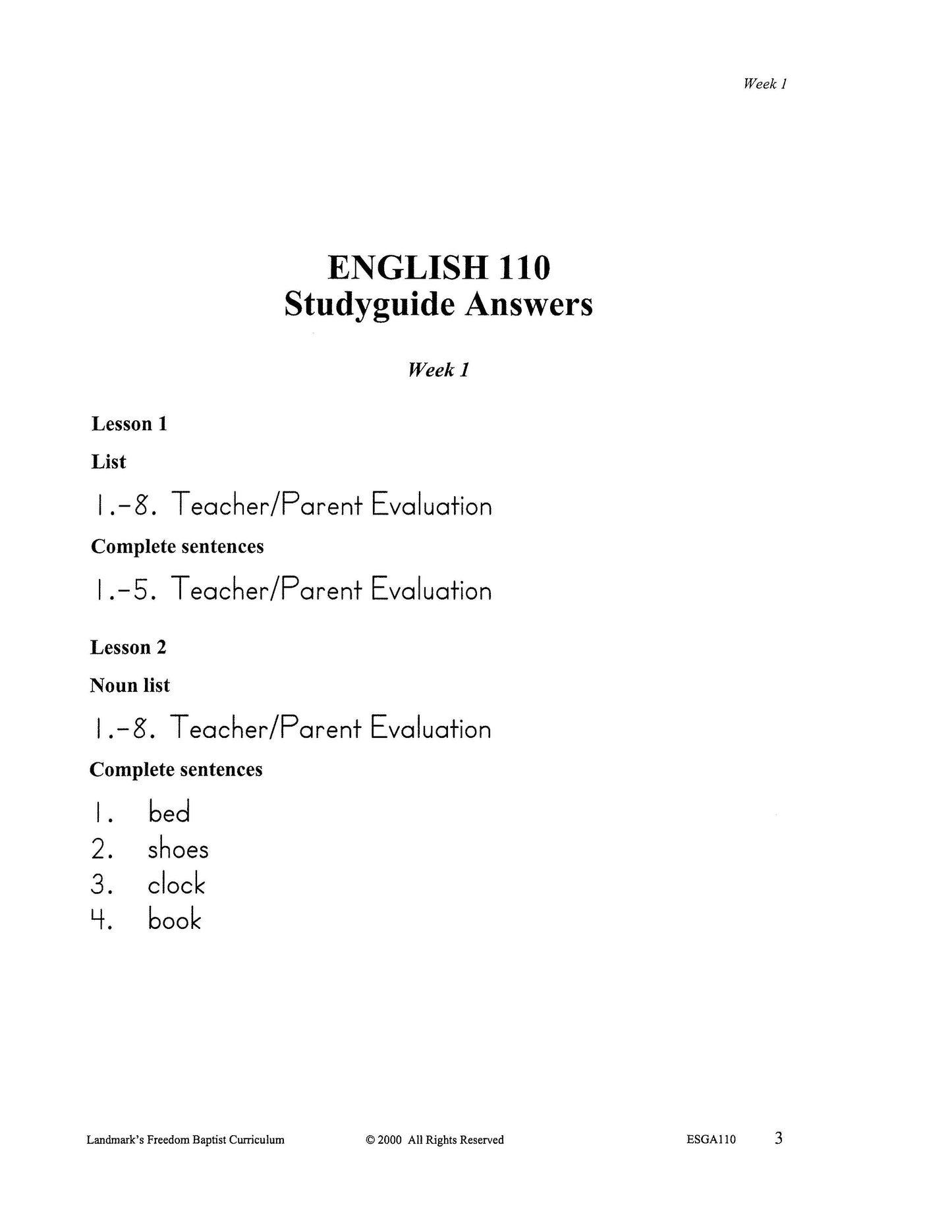 English Grade 02