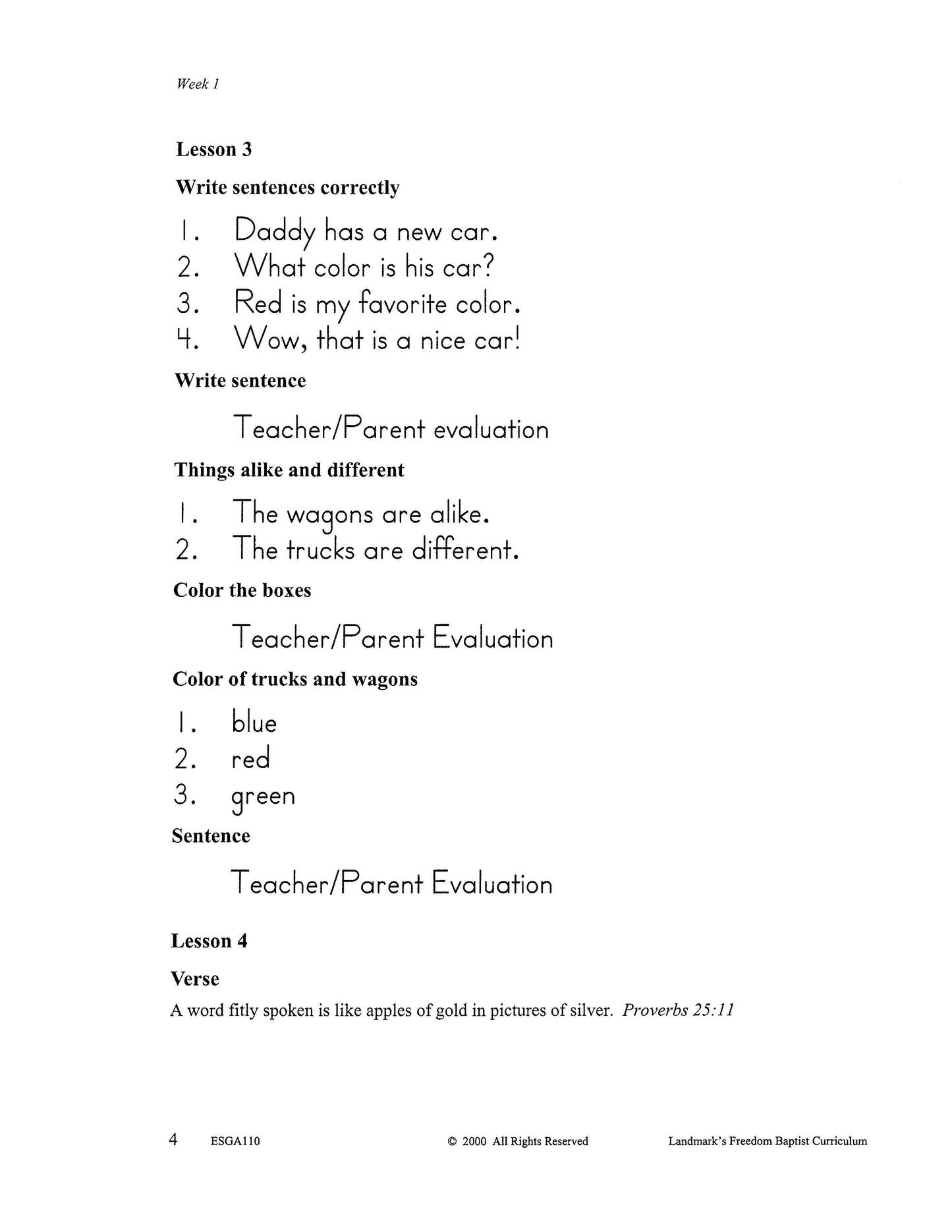English Grade 02