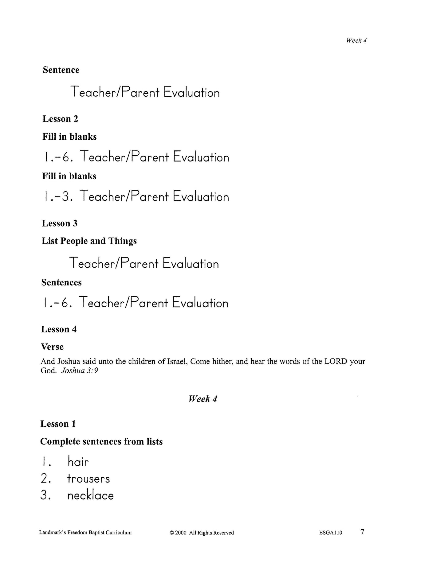 English Grade 02