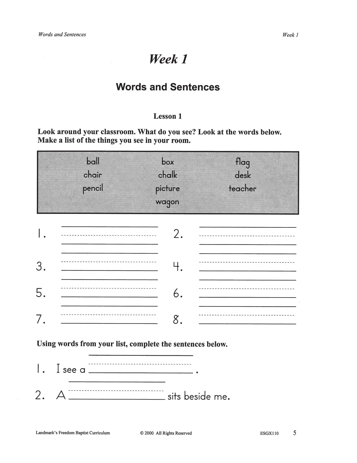 English Grade 02