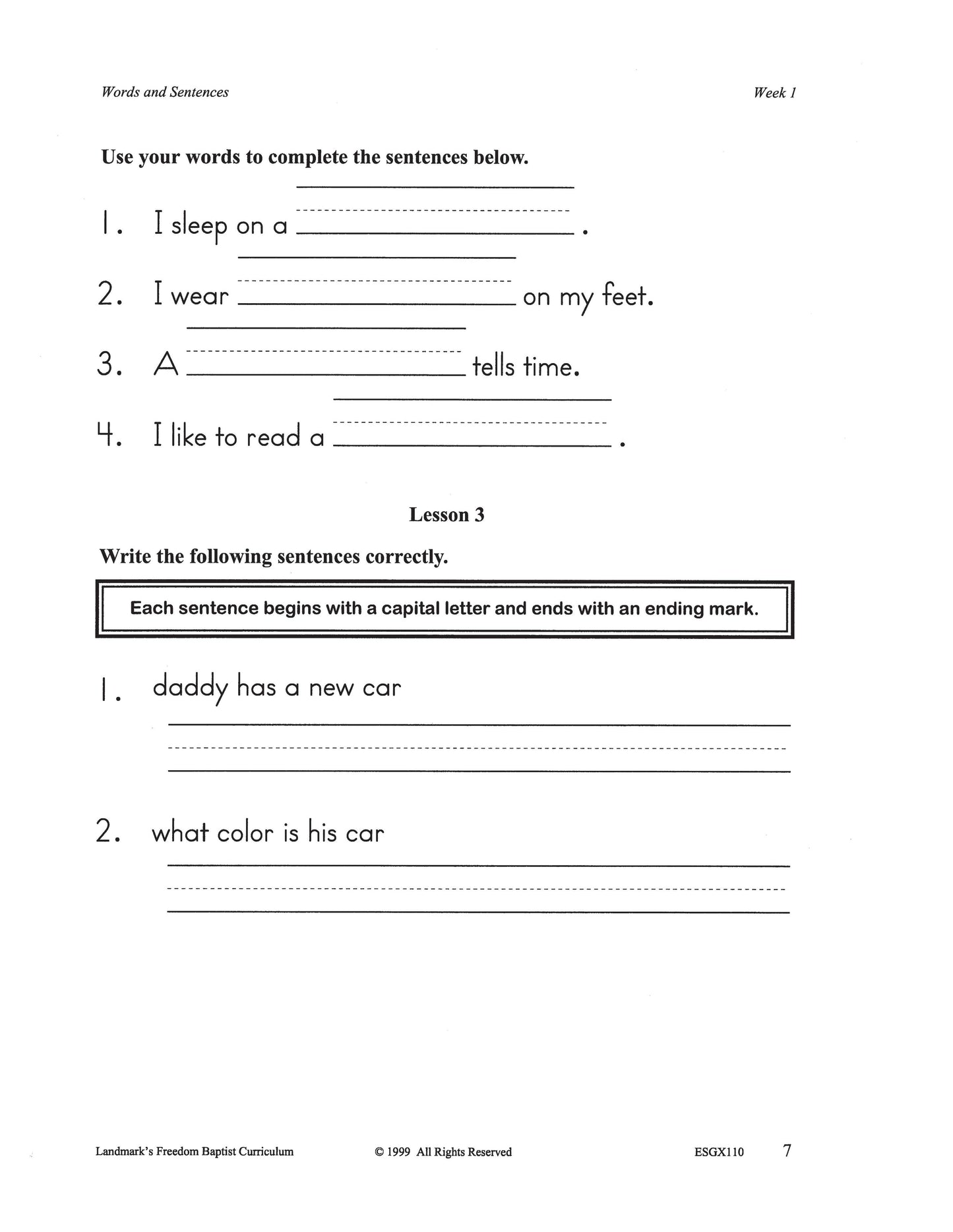 English Grade 02