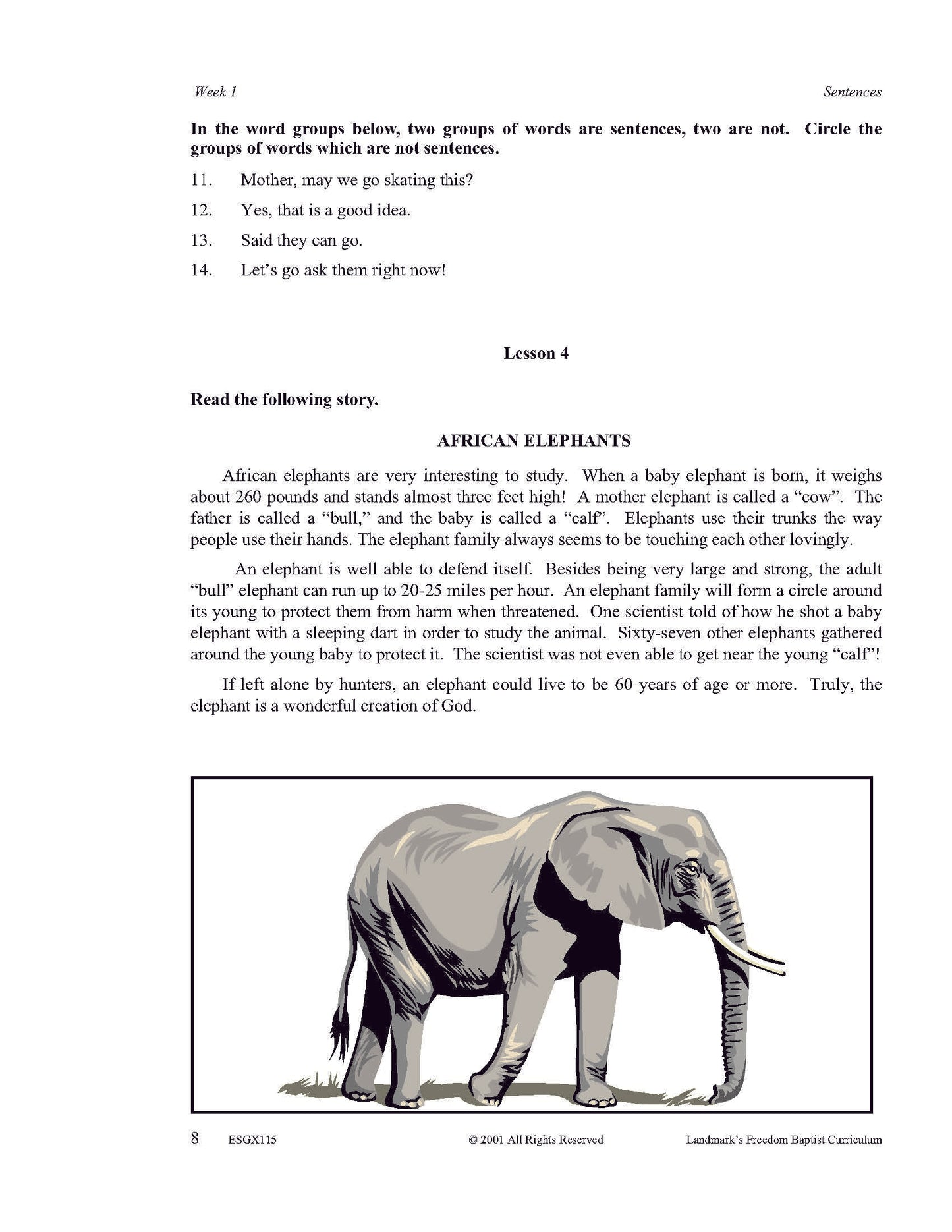 English Grade 03