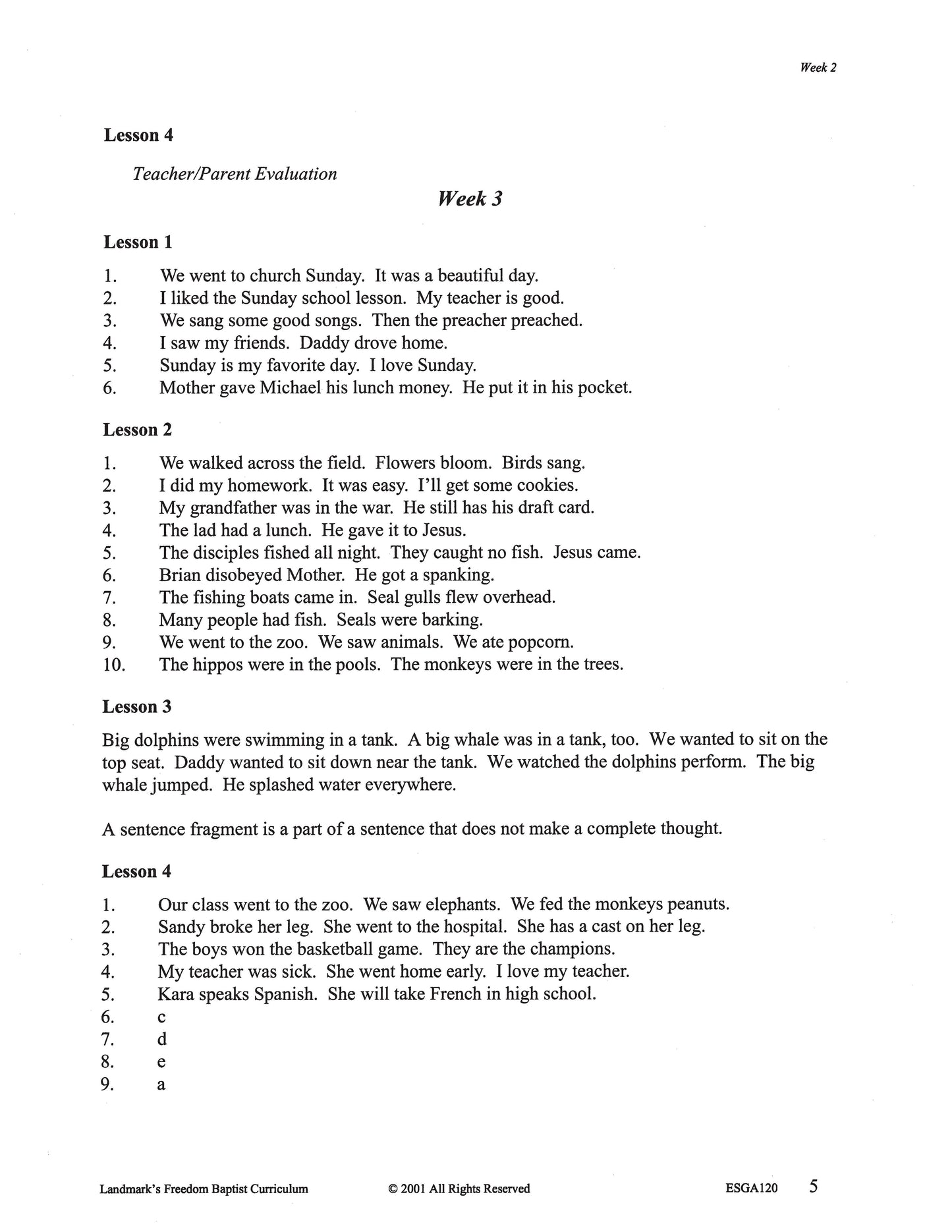 English Grade 04