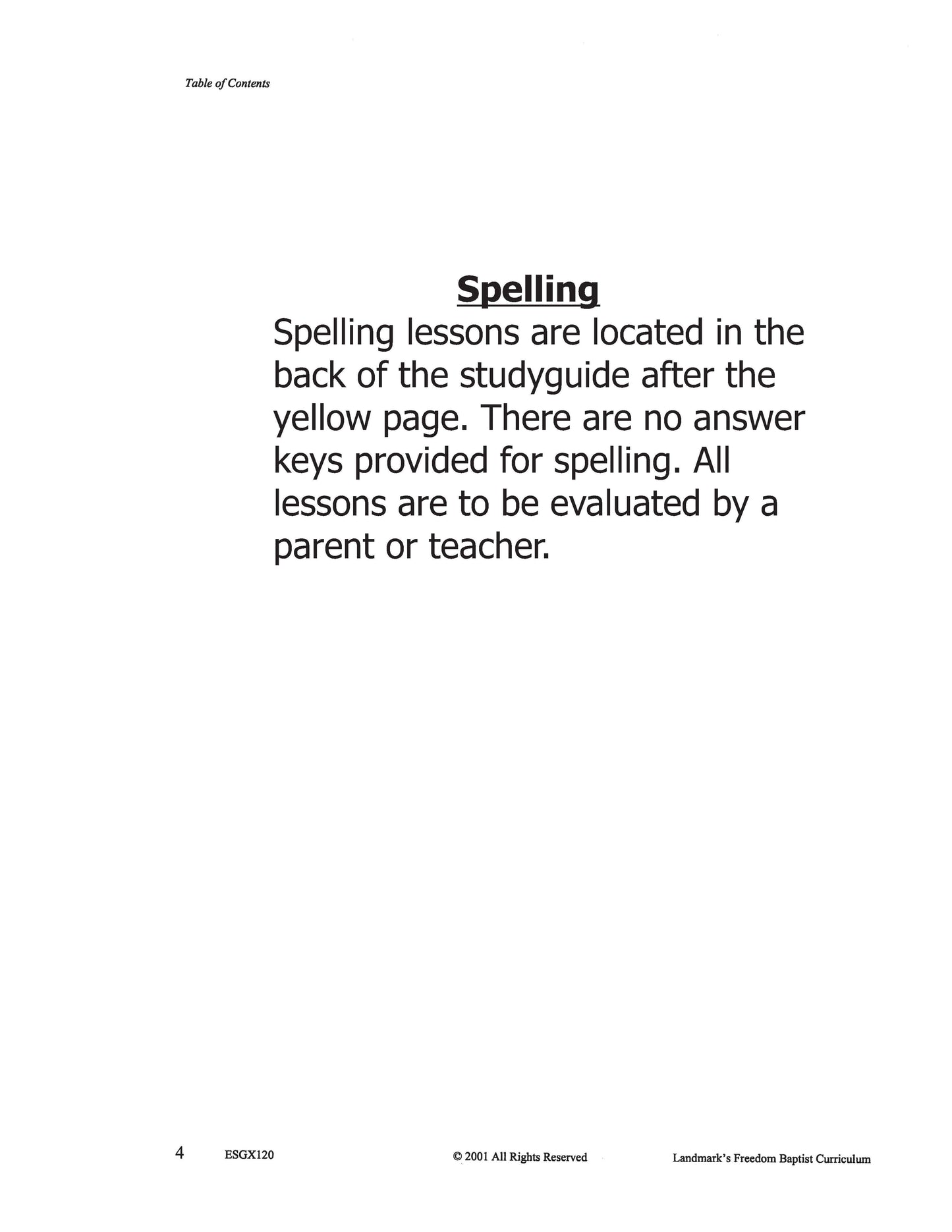 English Grade 04