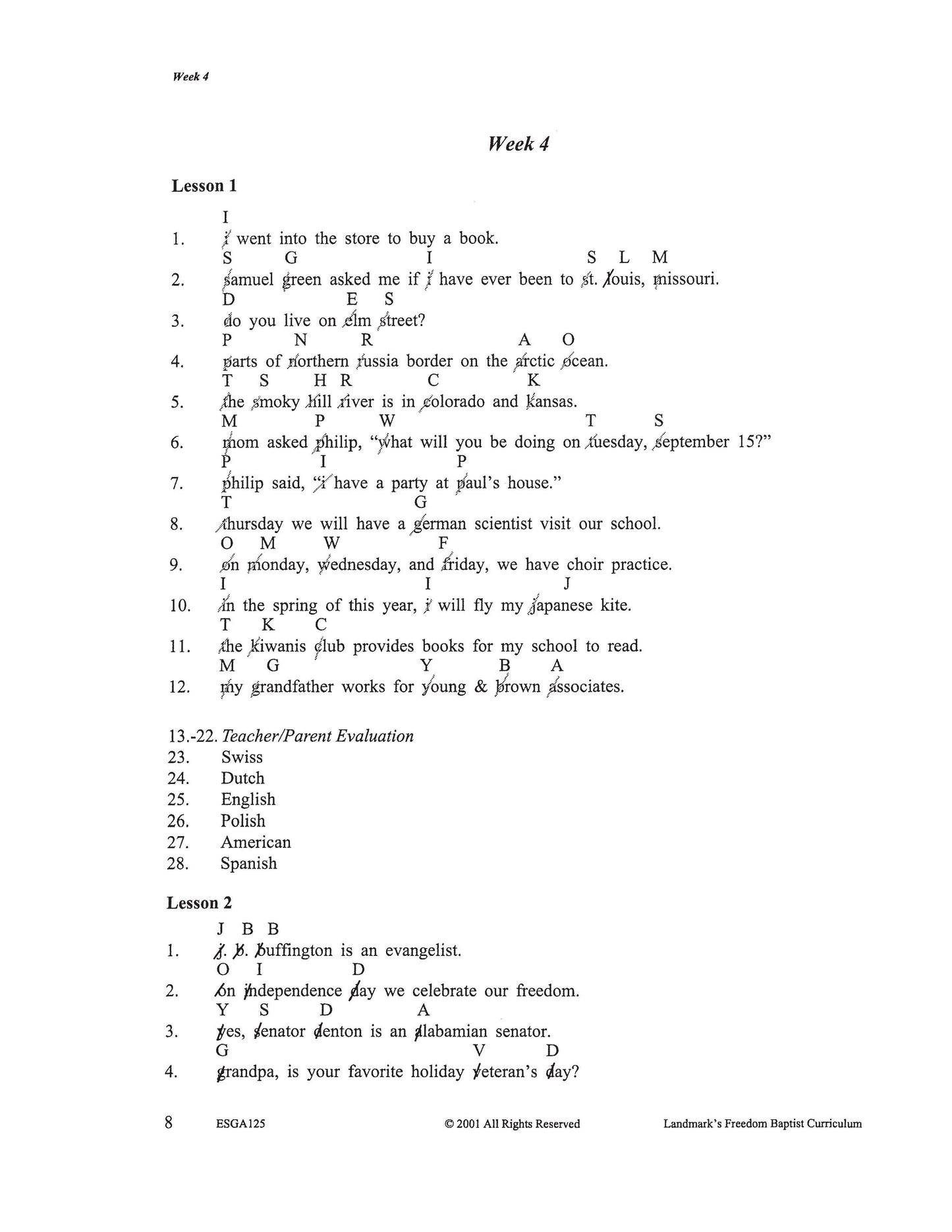 English Grade 05