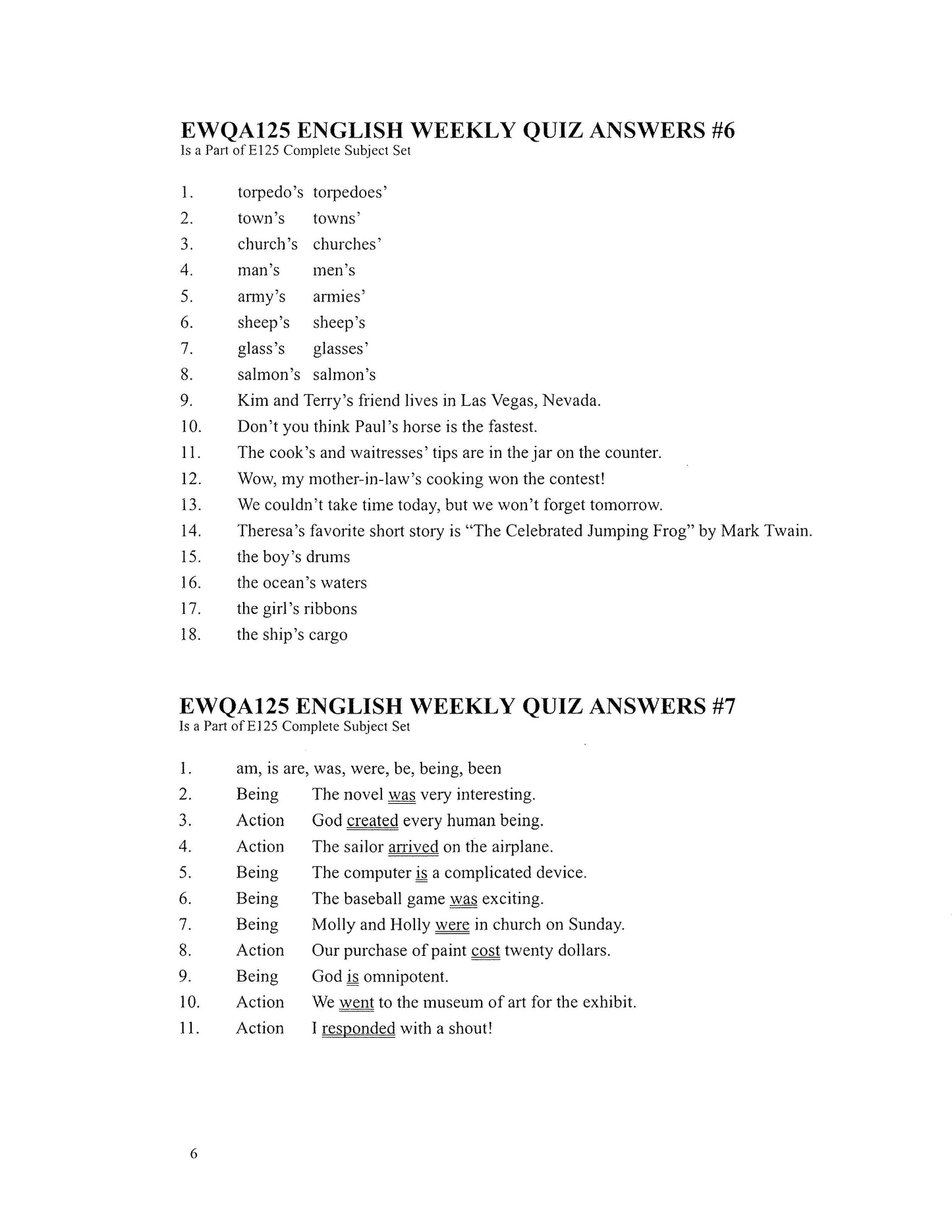 English Grade 05