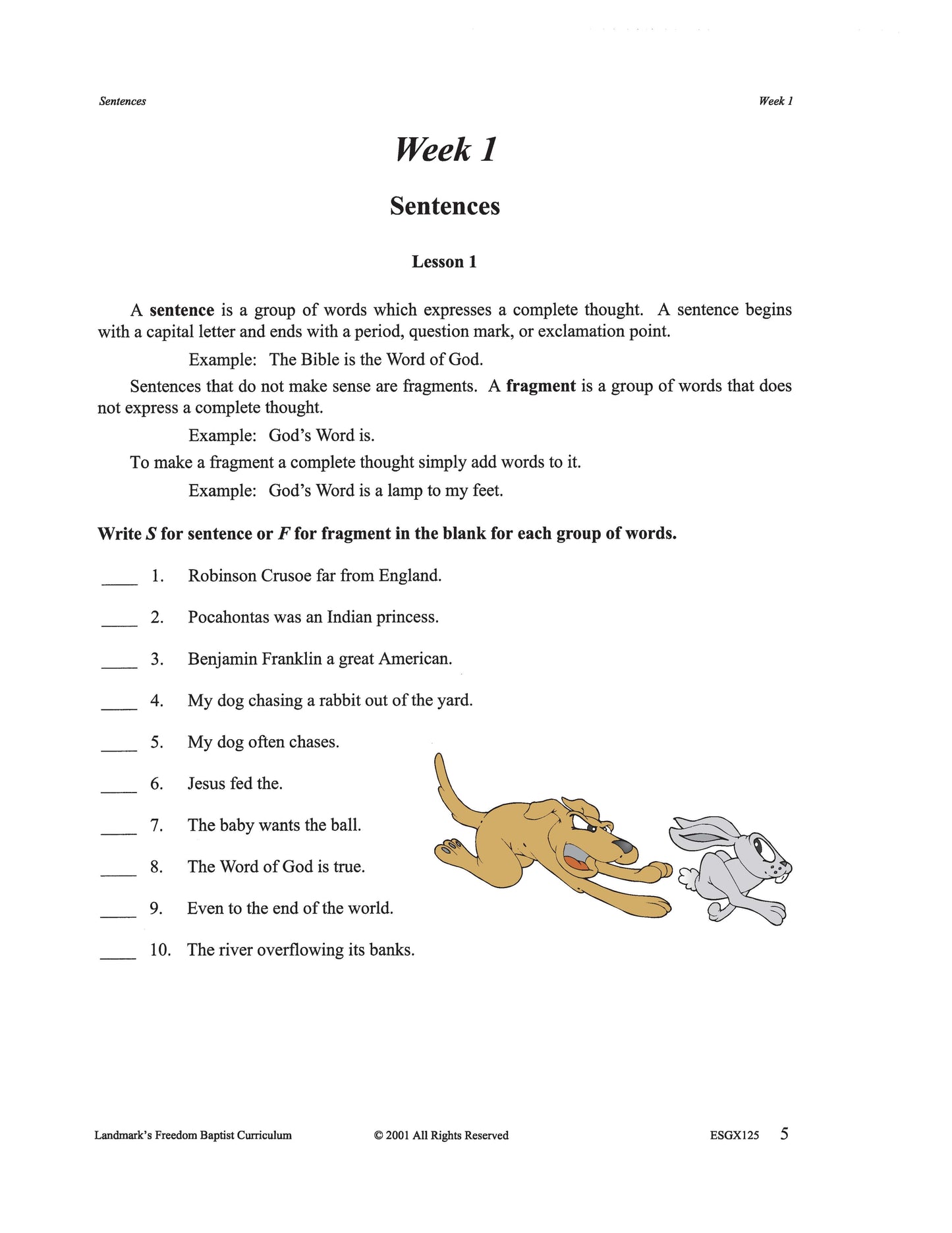 English Grade 05