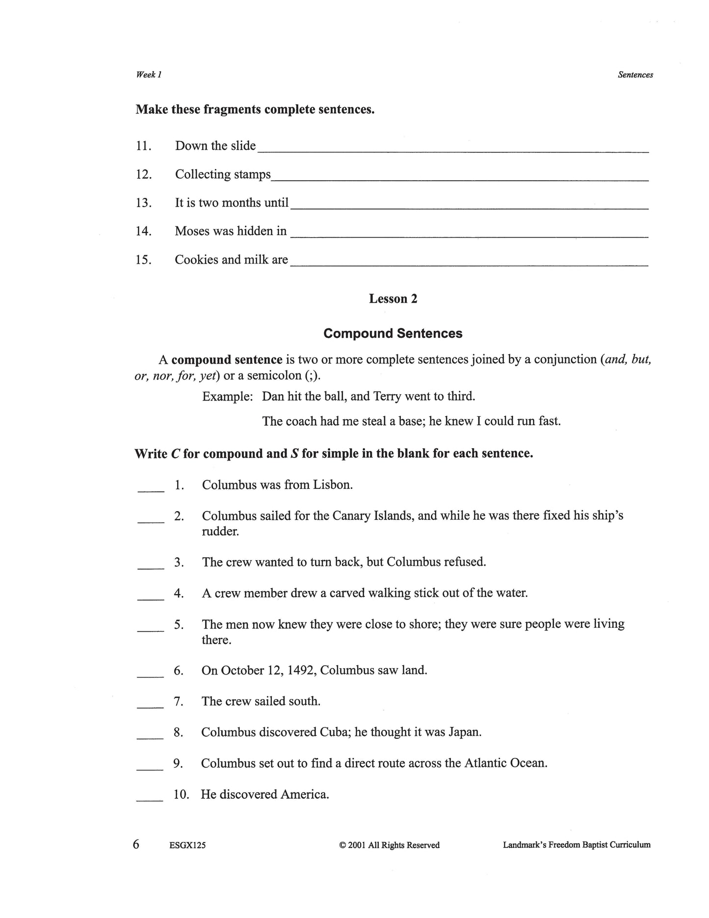 English Grade 05
