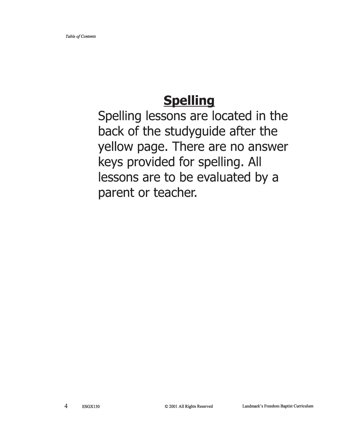 English Grade 06