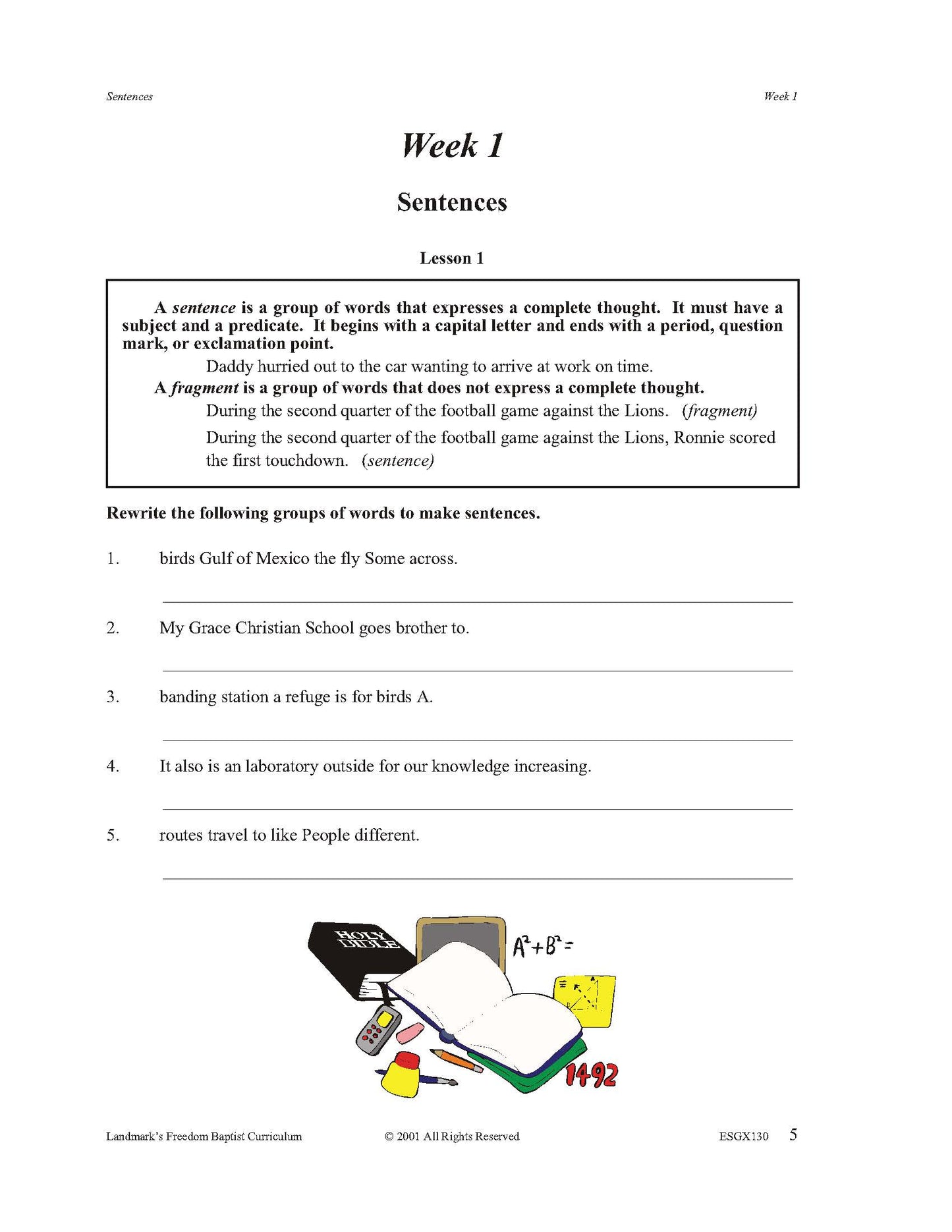 English Grade 06