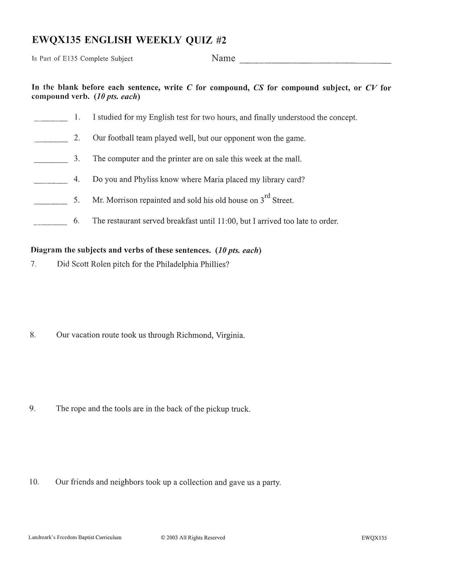 English Grade 07