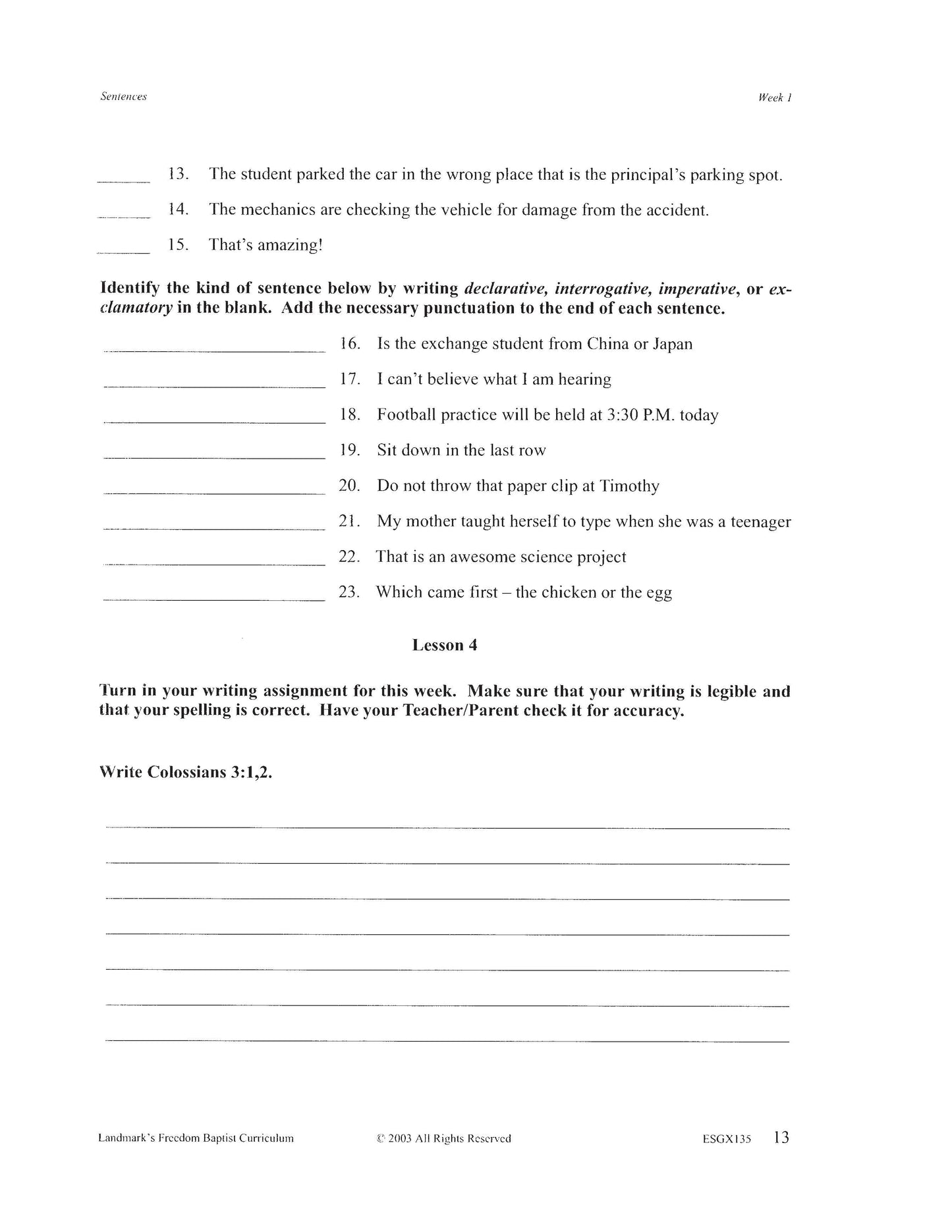 English Grade 07