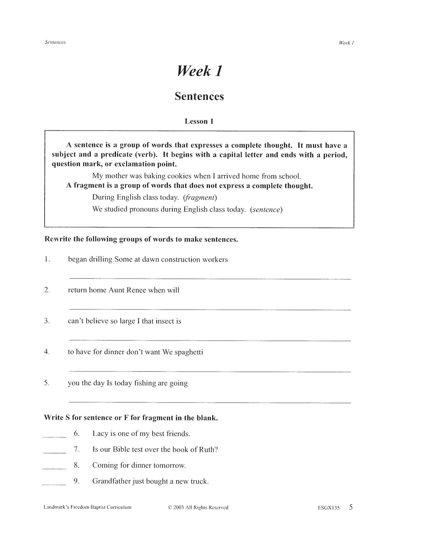 English Grade 07