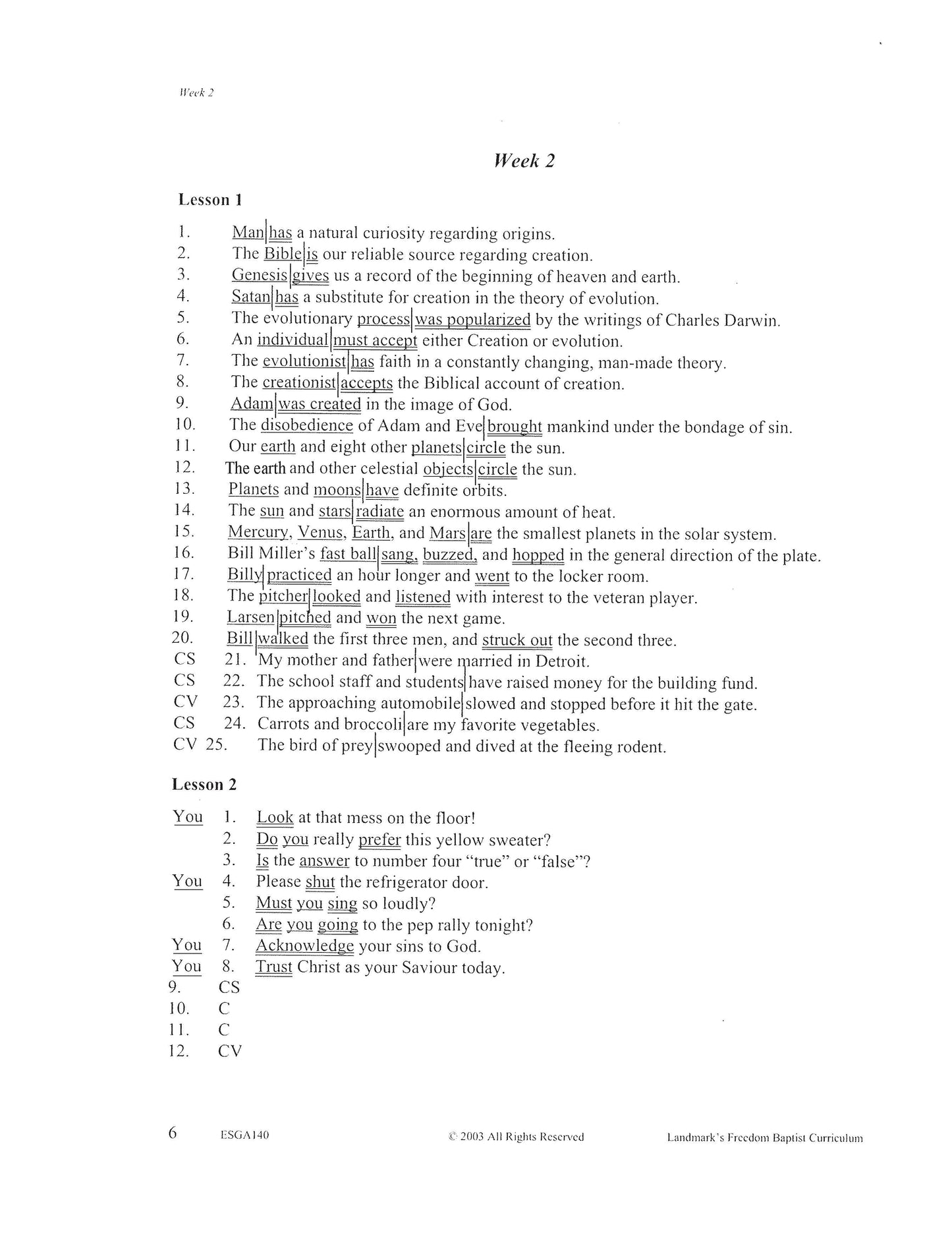 English Grade 08