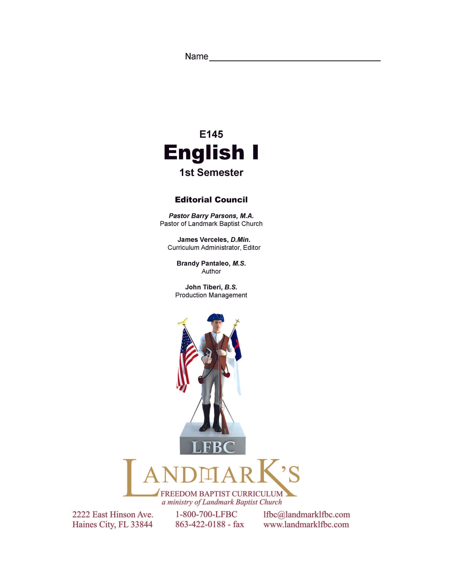 English Grade 09 - English Grammar and Composition I