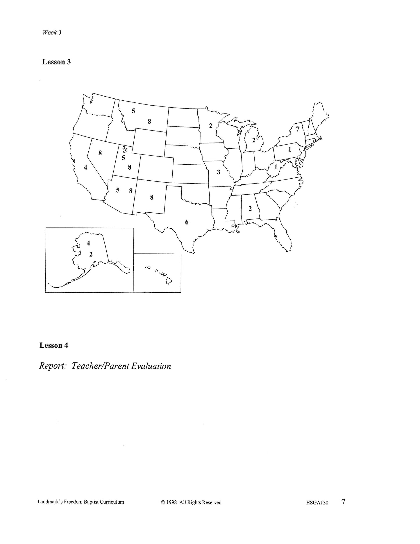 History Grade 06 - U.S. Geography