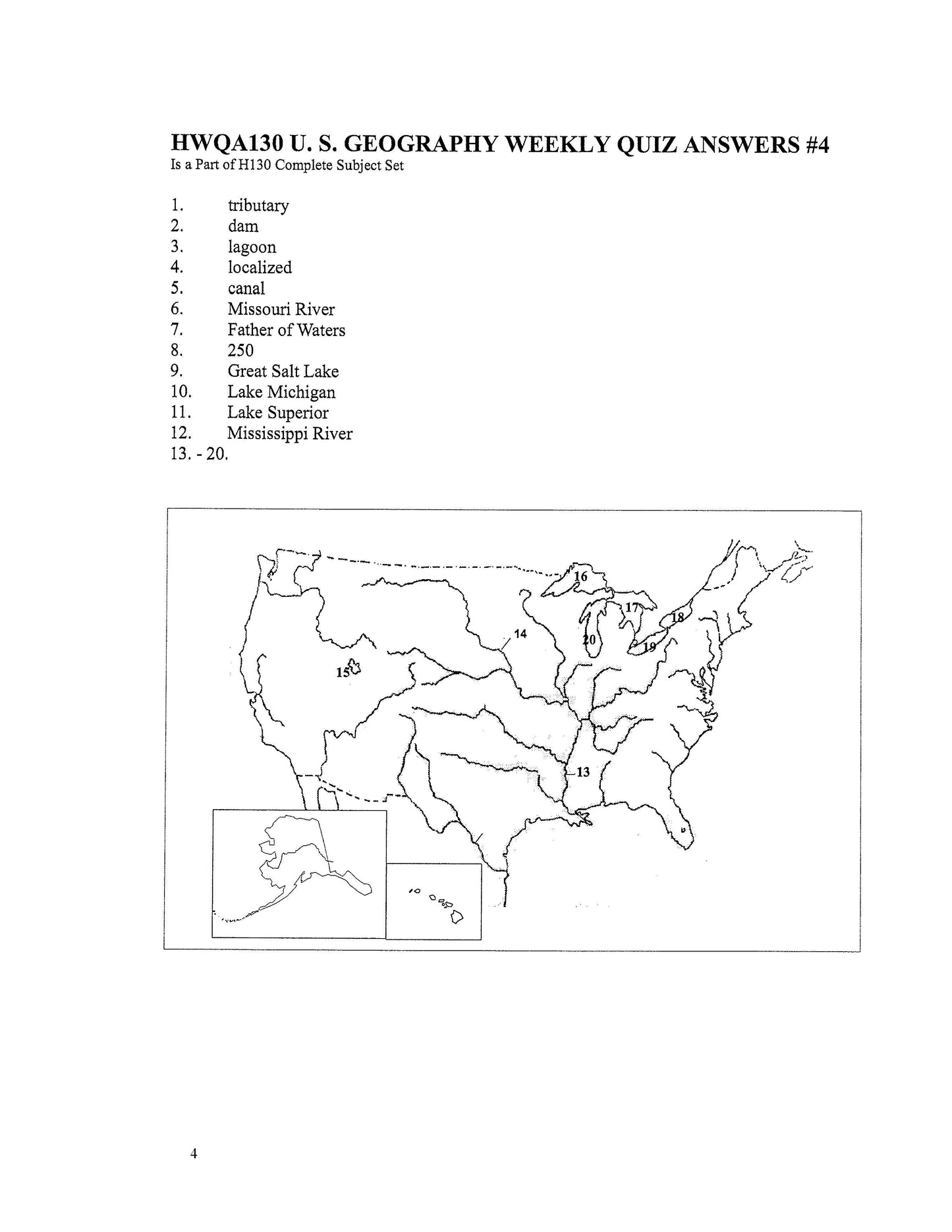 History Grade 06 - U.S. Geography