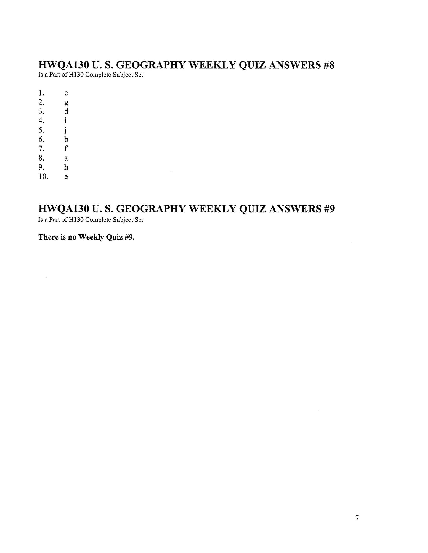 History Grade 06 - U.S. Geography