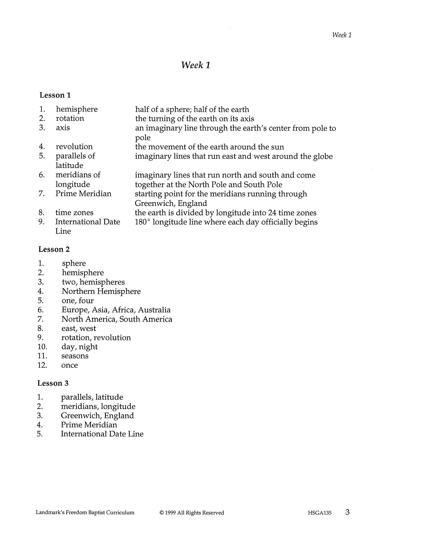 History Grade 07 - World Geography