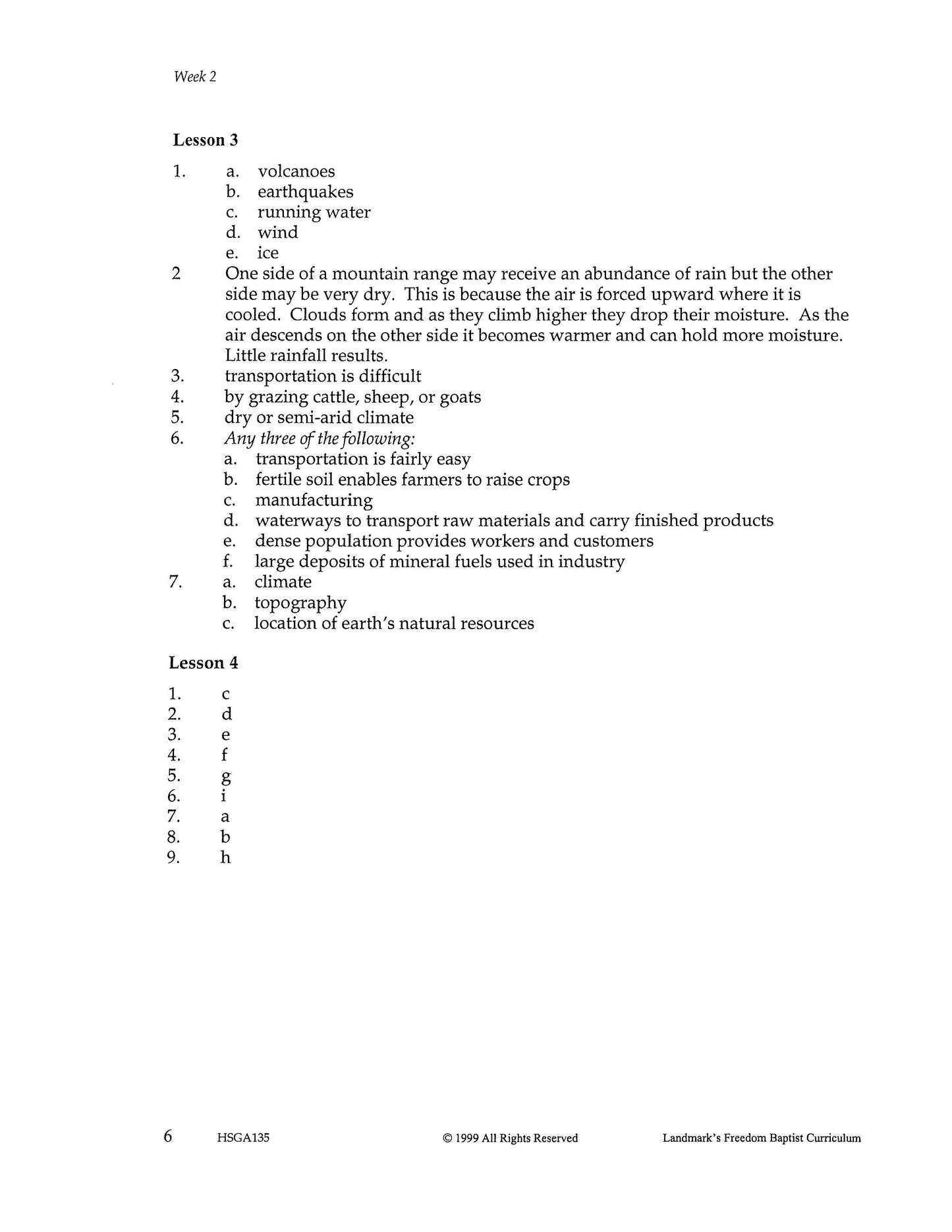 History Grade 07 - World Geography