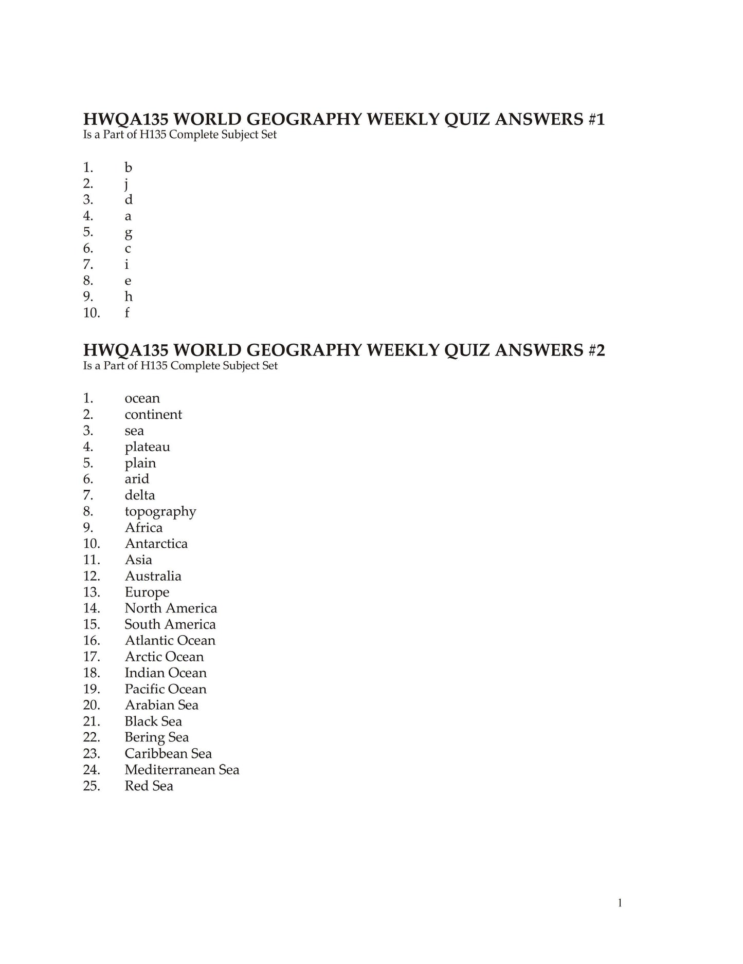History Grade 07 - World Geography