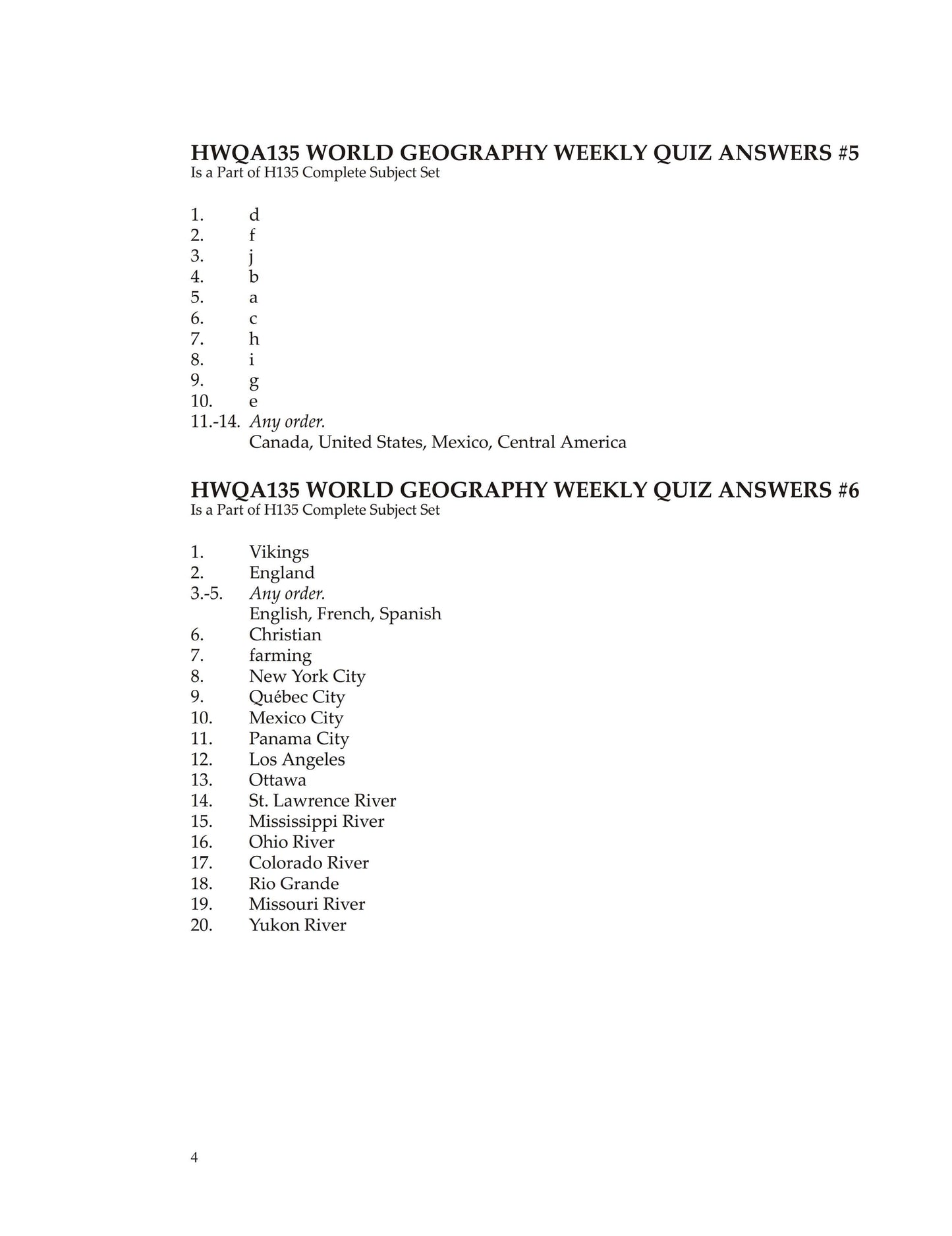 History Grade 07 - World Geography