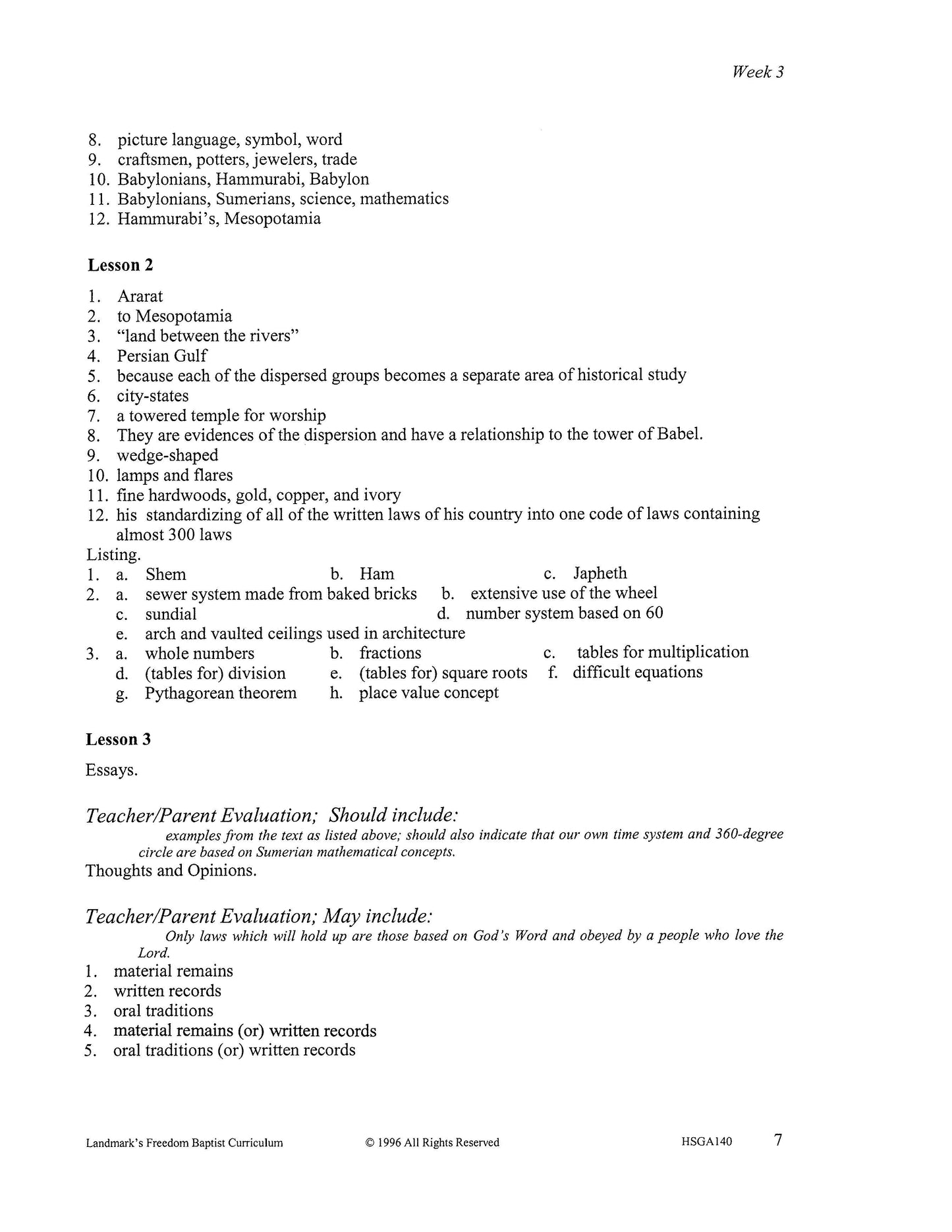 History Grade 08 - Introduction to World History