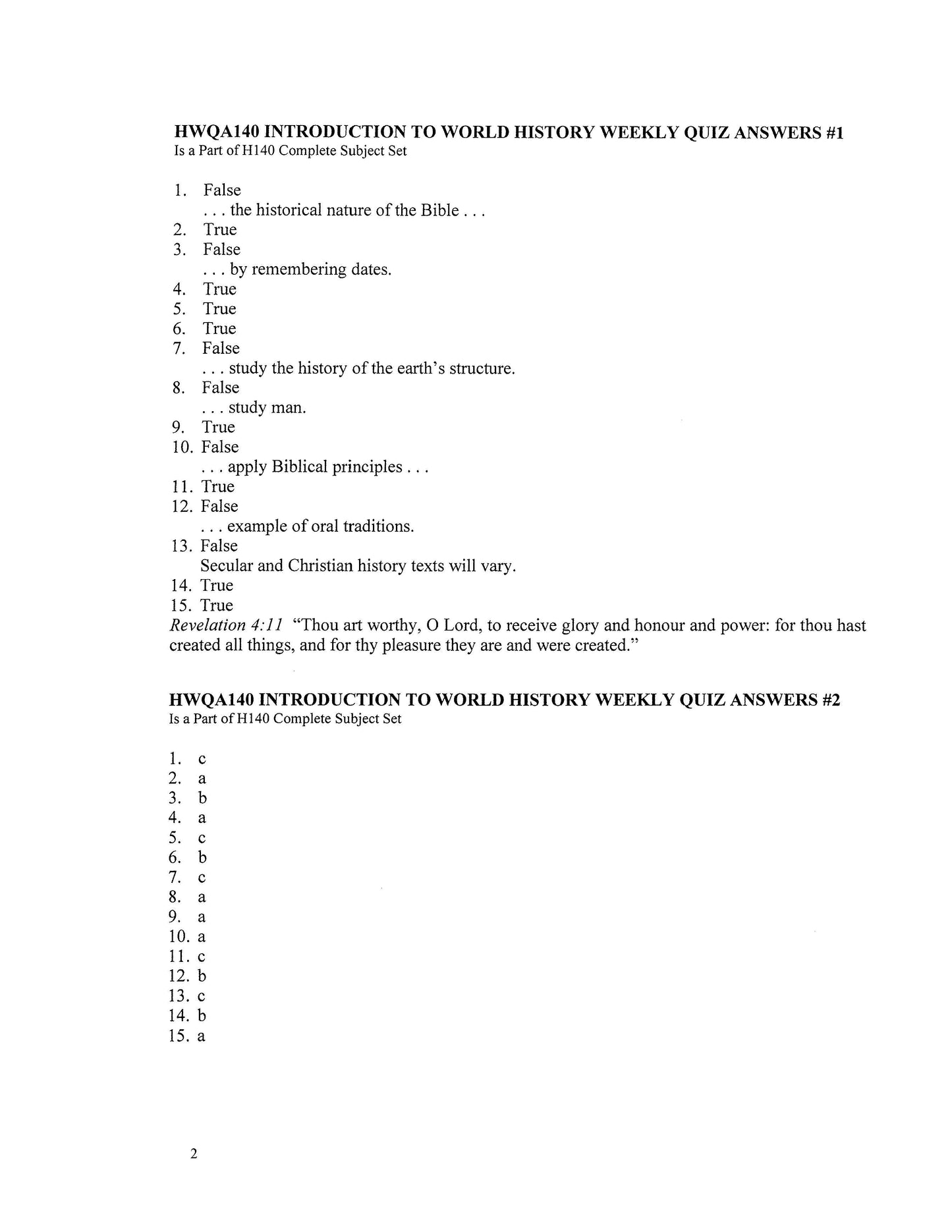 History Grade 08 - Introduction to World History