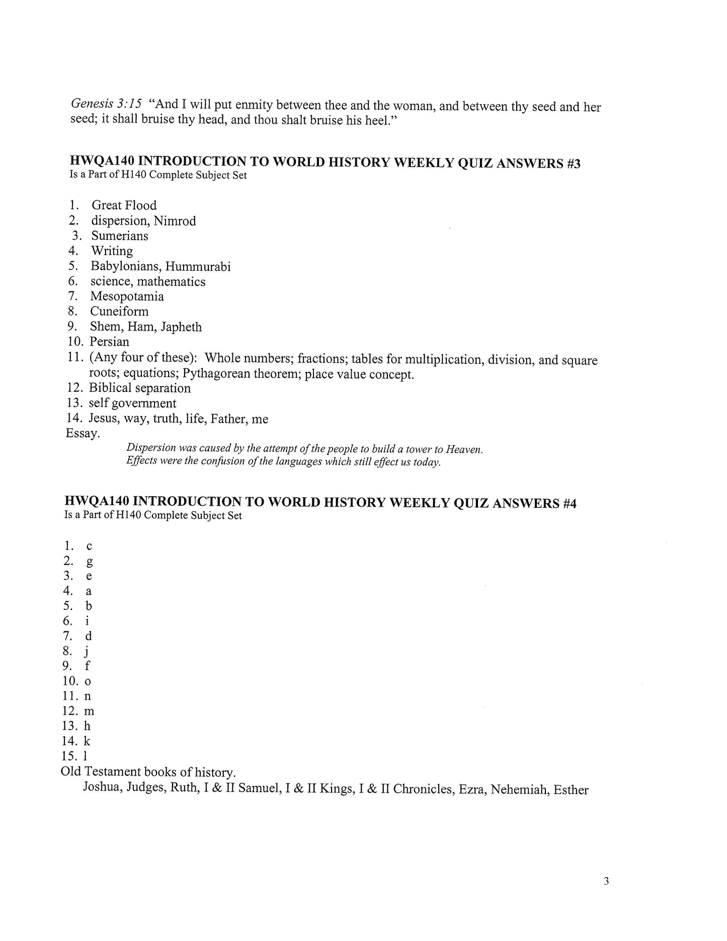 History Grade 08 - Introduction to World History