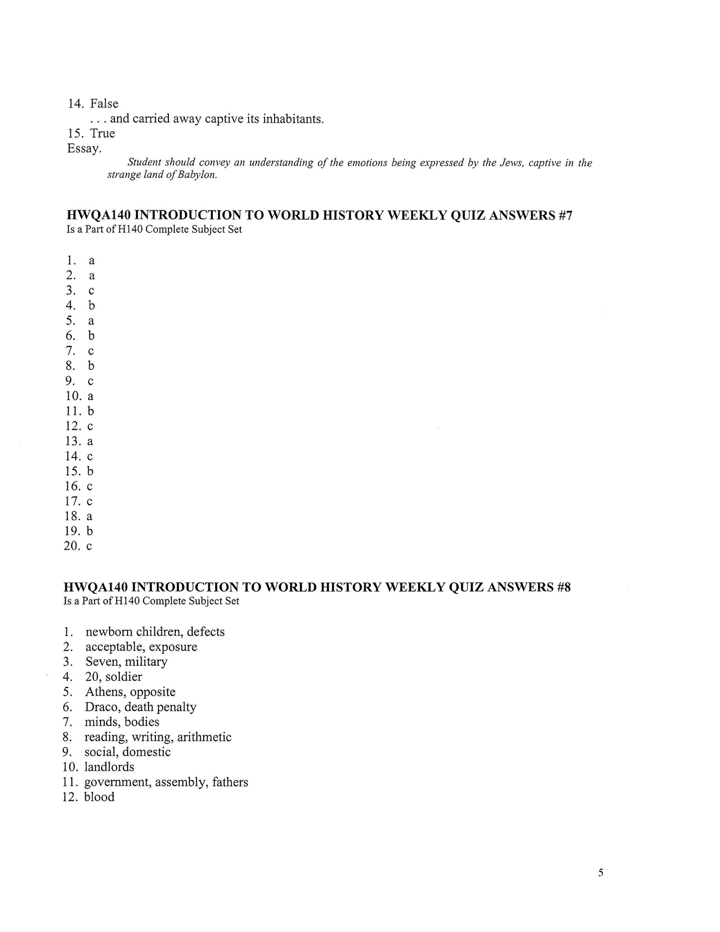 History Grade 08 - Introduction to World History