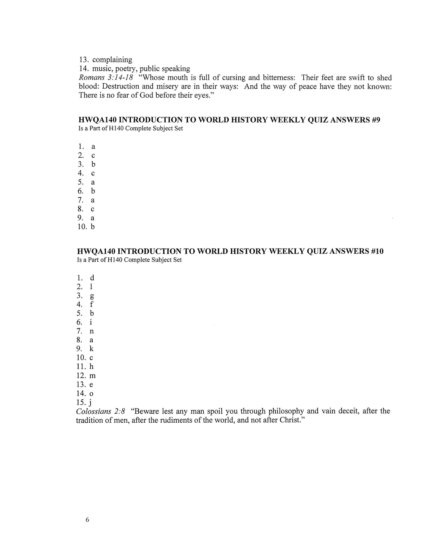 History Grade 08 - Introduction to World History