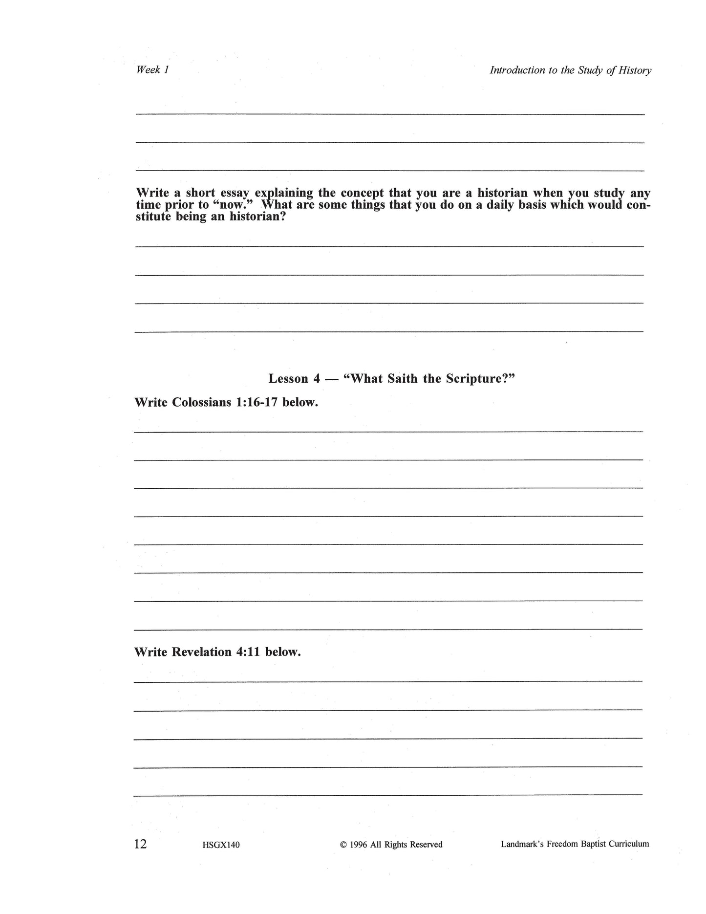History Grade 08 - Introduction to World History