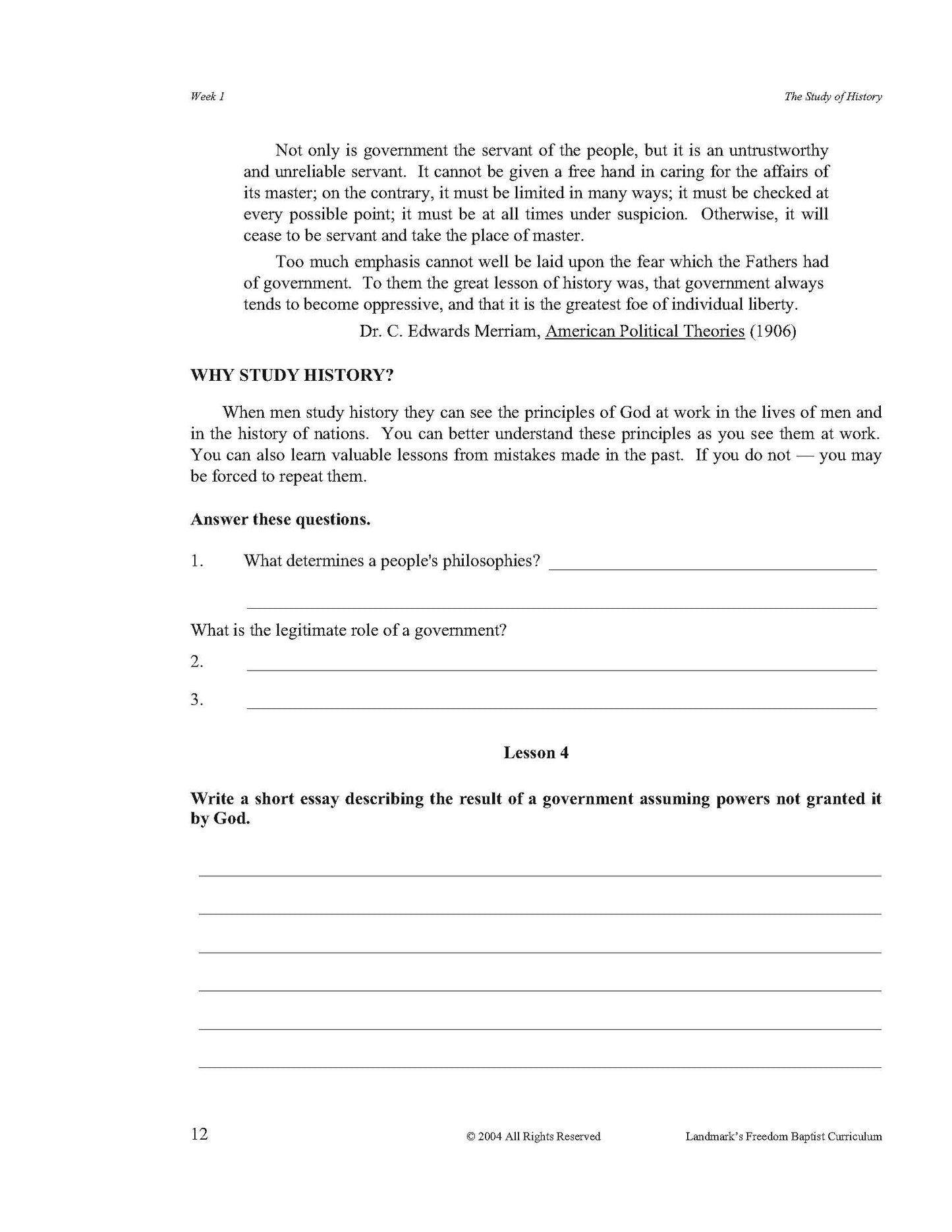 History Grade 10 - World History